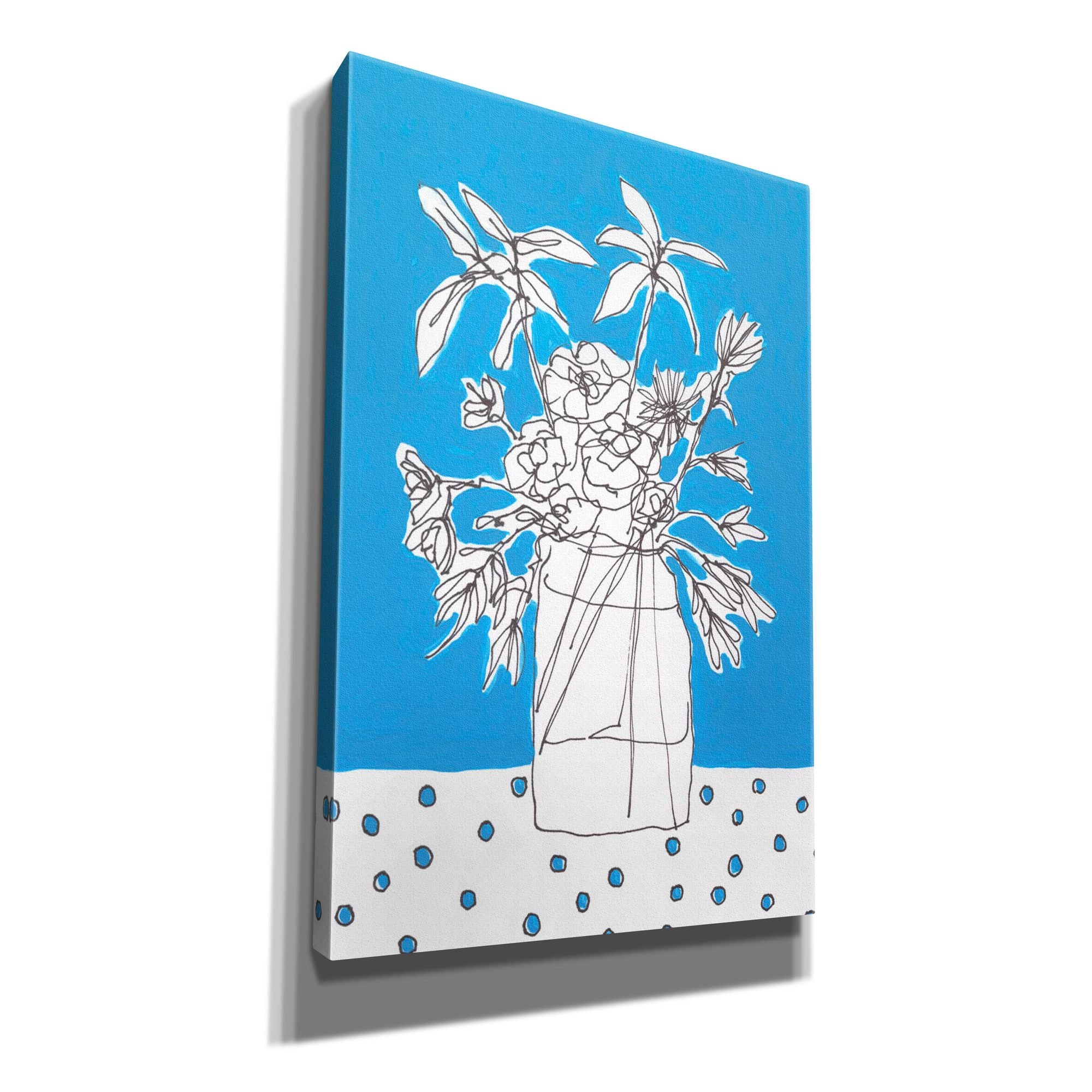 'Floral Jardiniere I' by Regina Moore, Canvas Wall Art