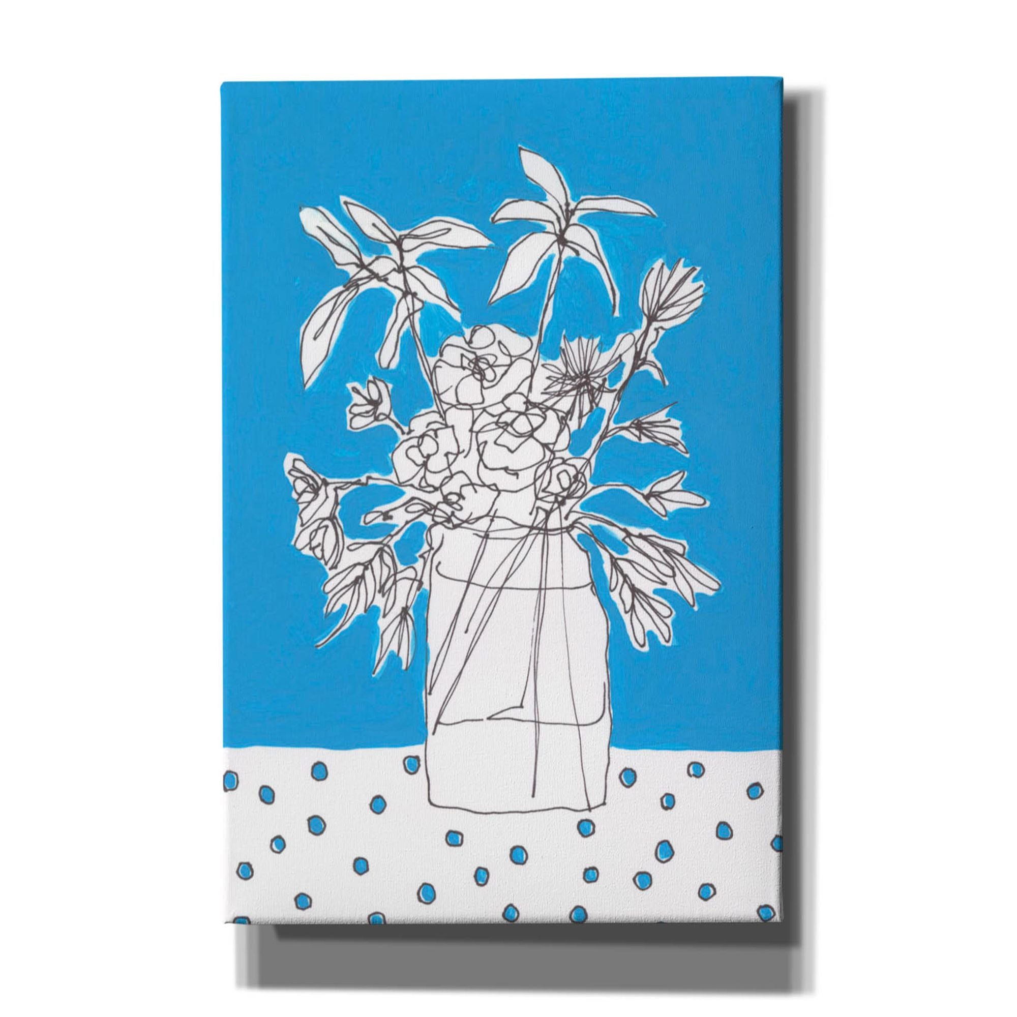 'Floral Jardiniere I' by Regina Moore, Canvas Wall Art