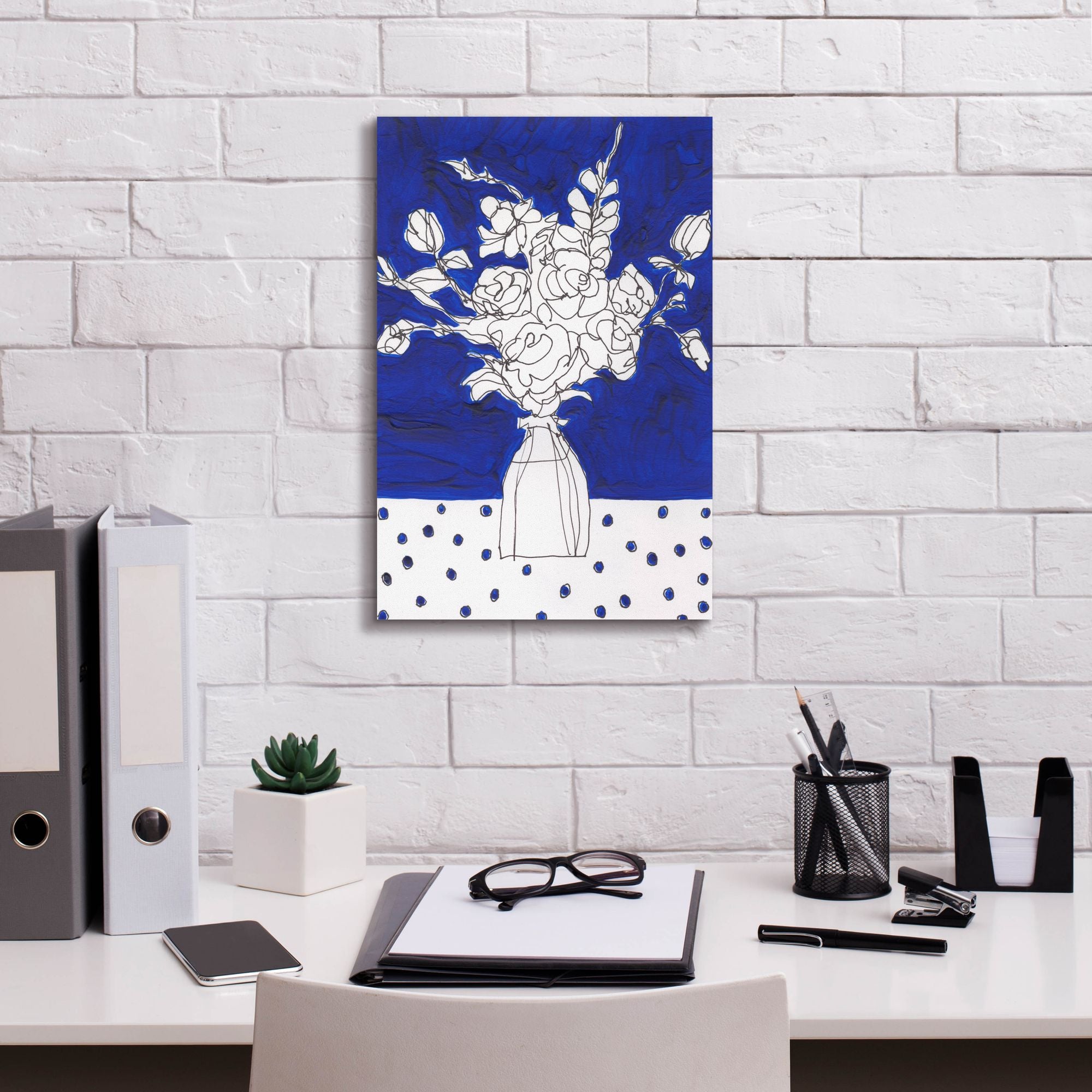 'Floral Jardiniere II' by Regina Moore, Canvas Wall Art,12 x 18