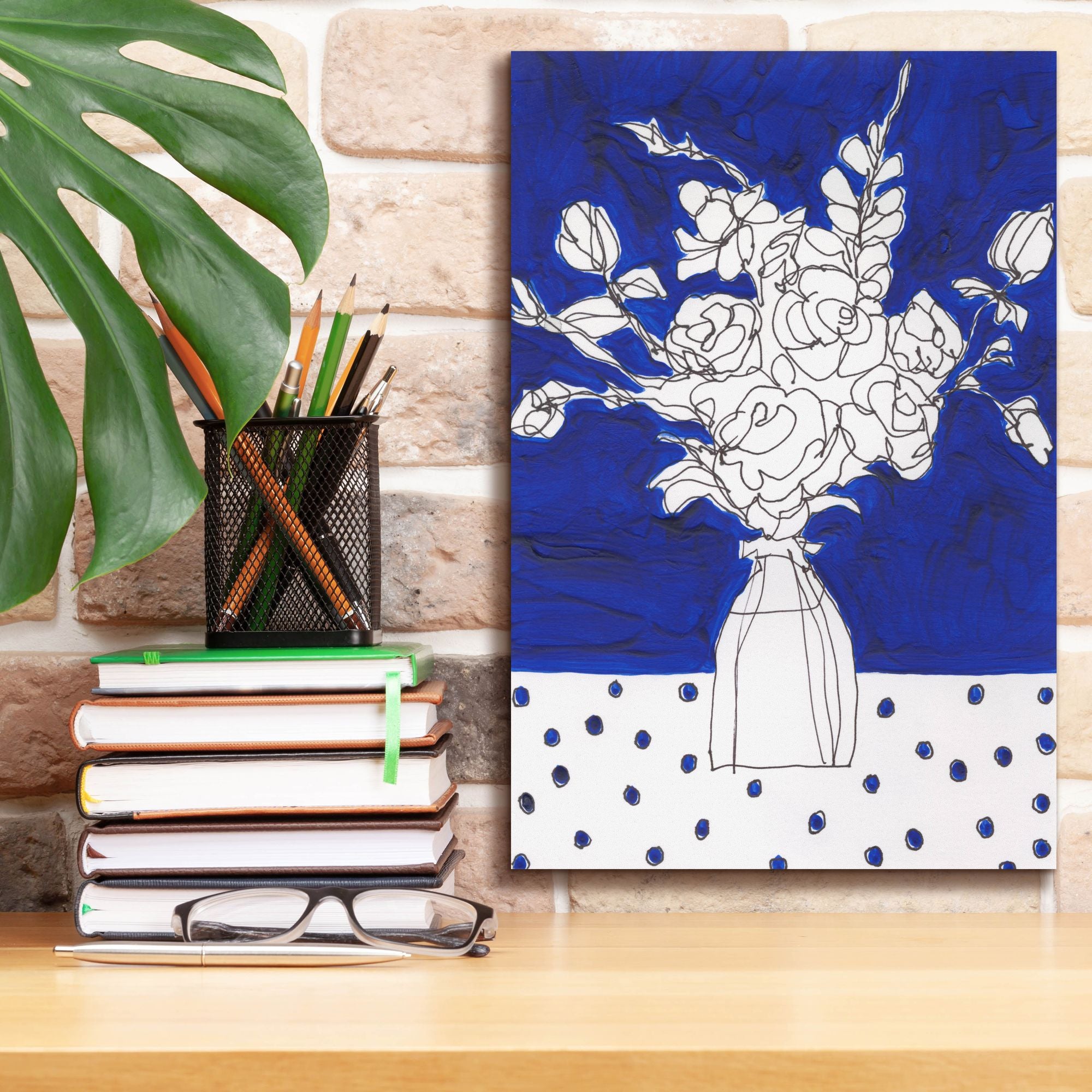 'Floral Jardiniere II' by Regina Moore, Canvas Wall Art,12 x 18
