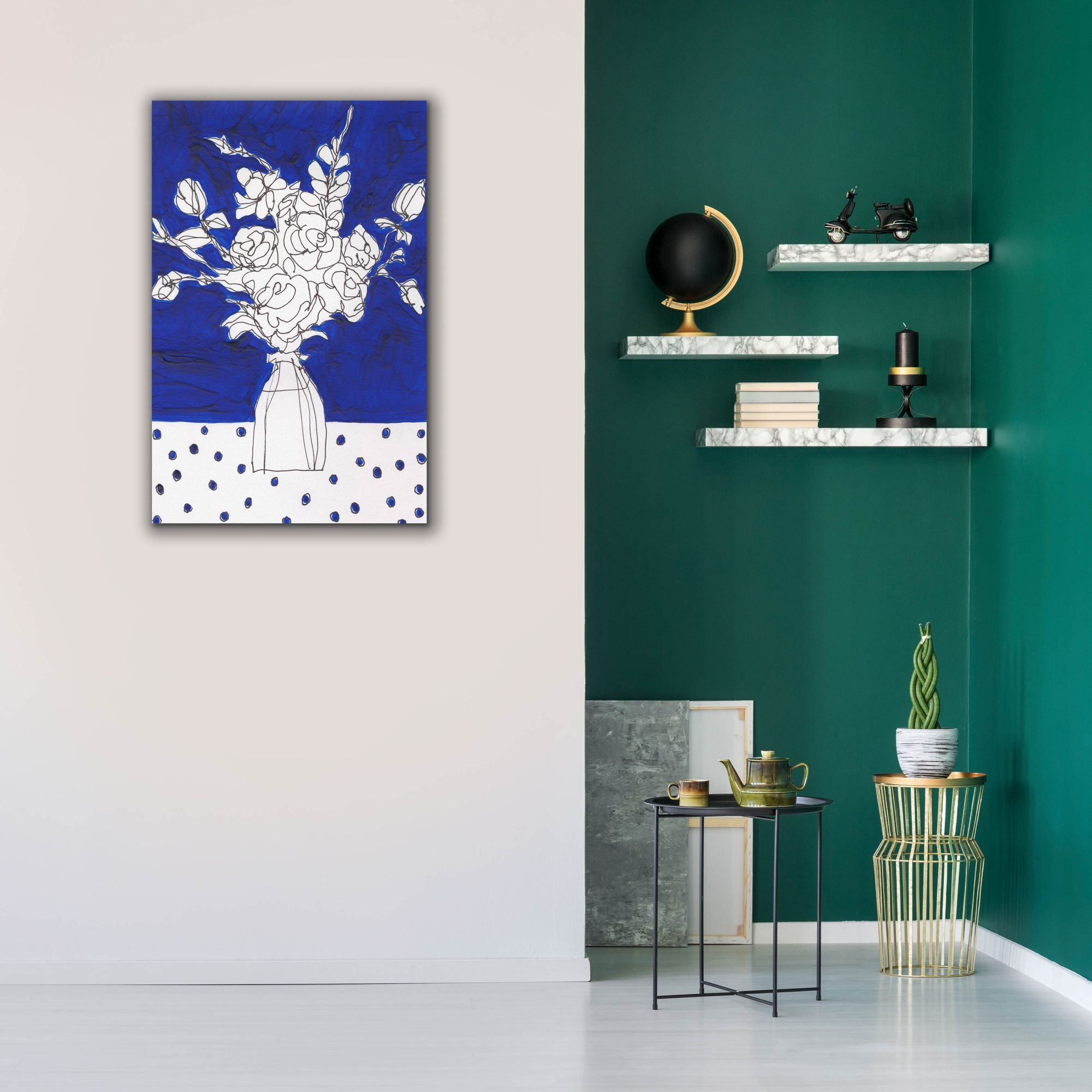 'Floral Jardiniere II' by Regina Moore, Canvas Wall Art,26x40