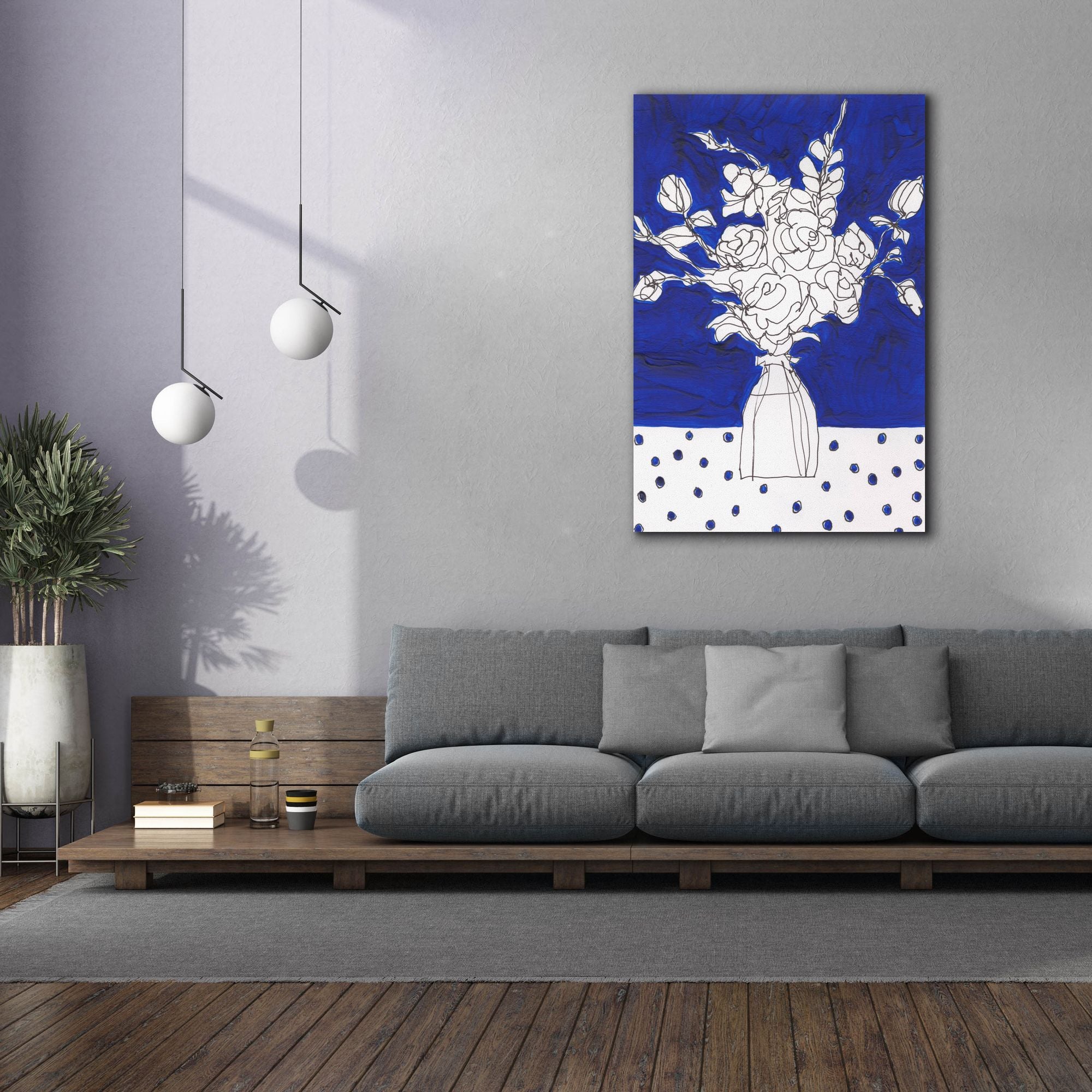 'Floral Jardiniere II' by Regina Moore, Canvas Wall Art,40x60