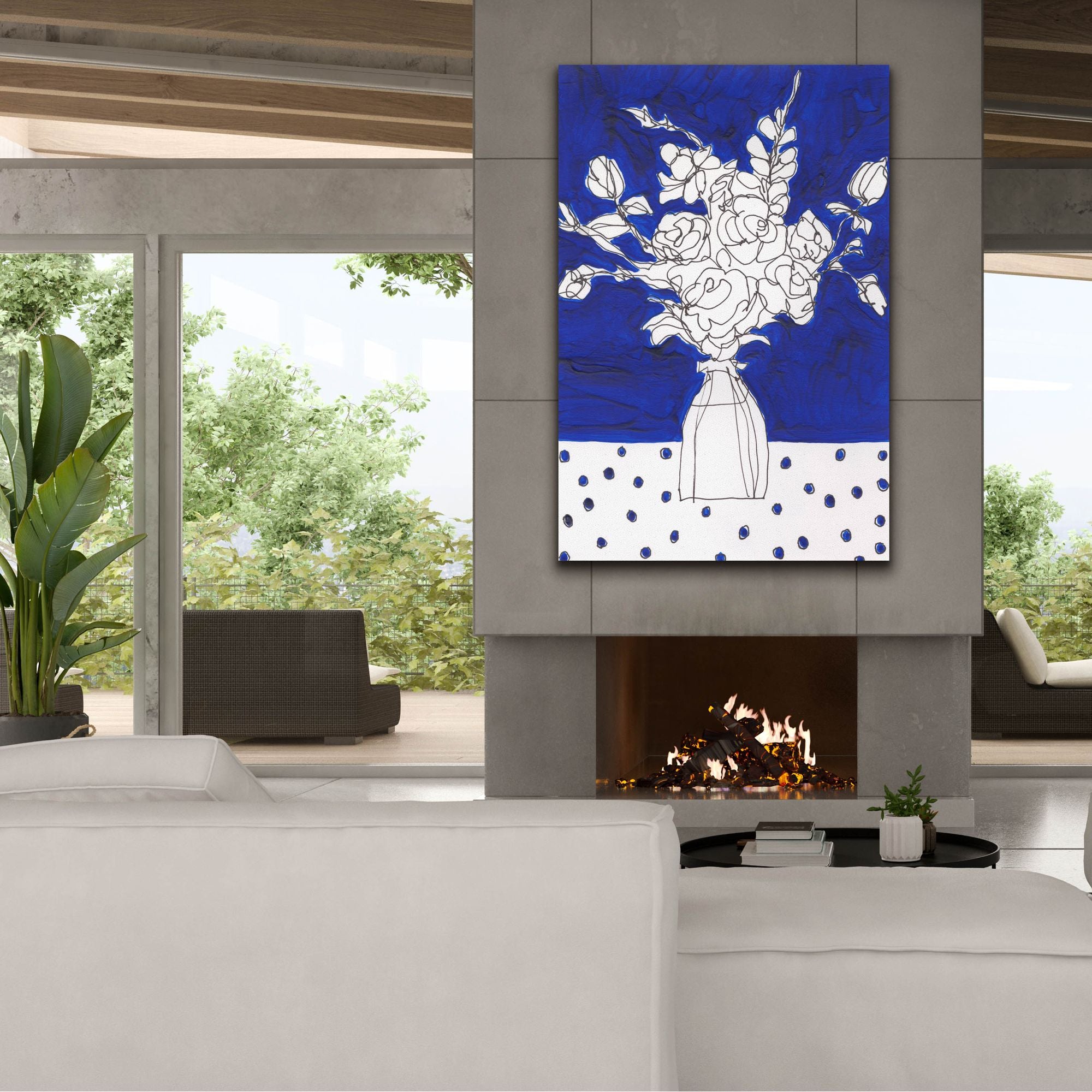 'Floral Jardiniere II' by Regina Moore, Canvas Wall Art,40x60