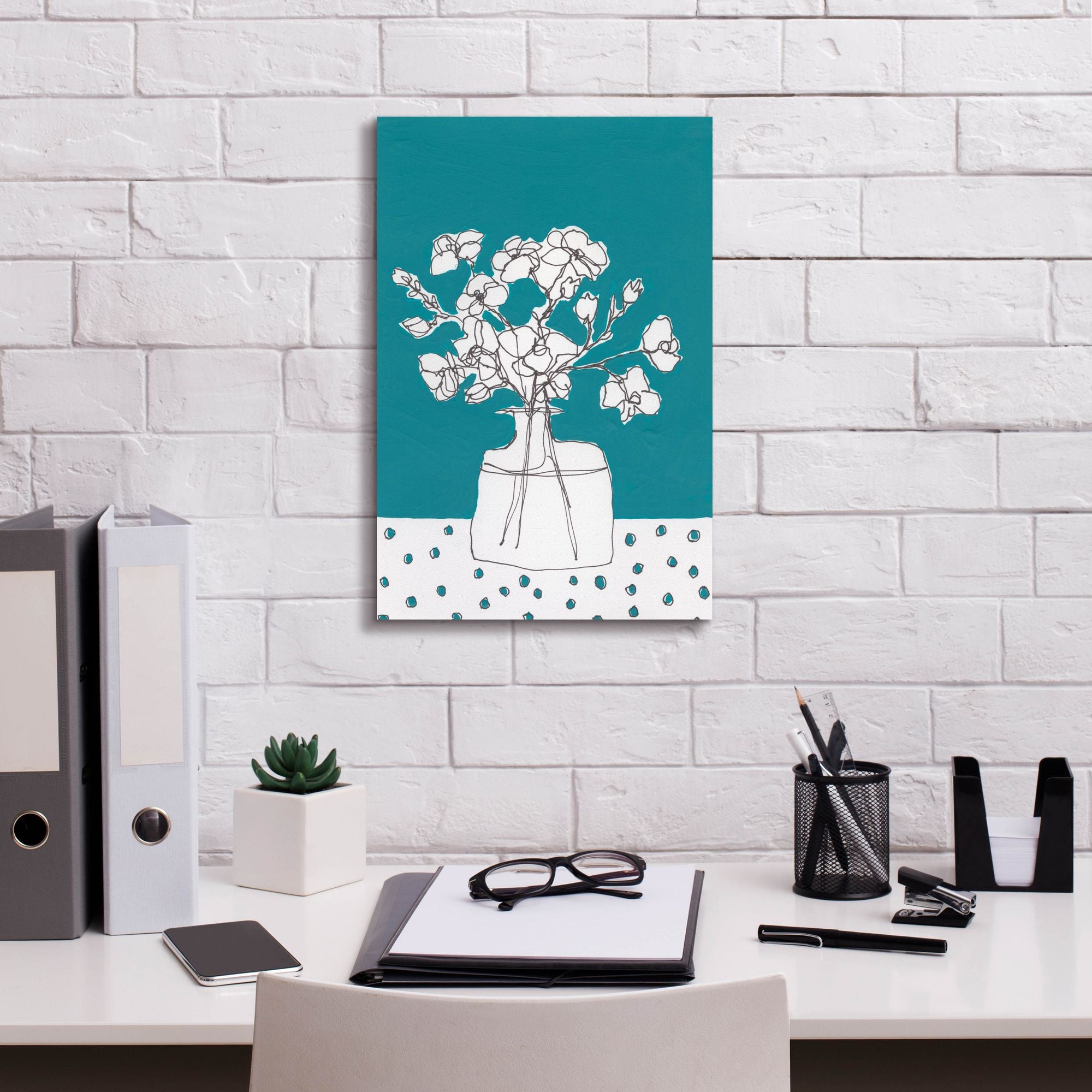 'Floral Jardiniere IV' by Regina Moore, Canvas Wall Art,12 x 18