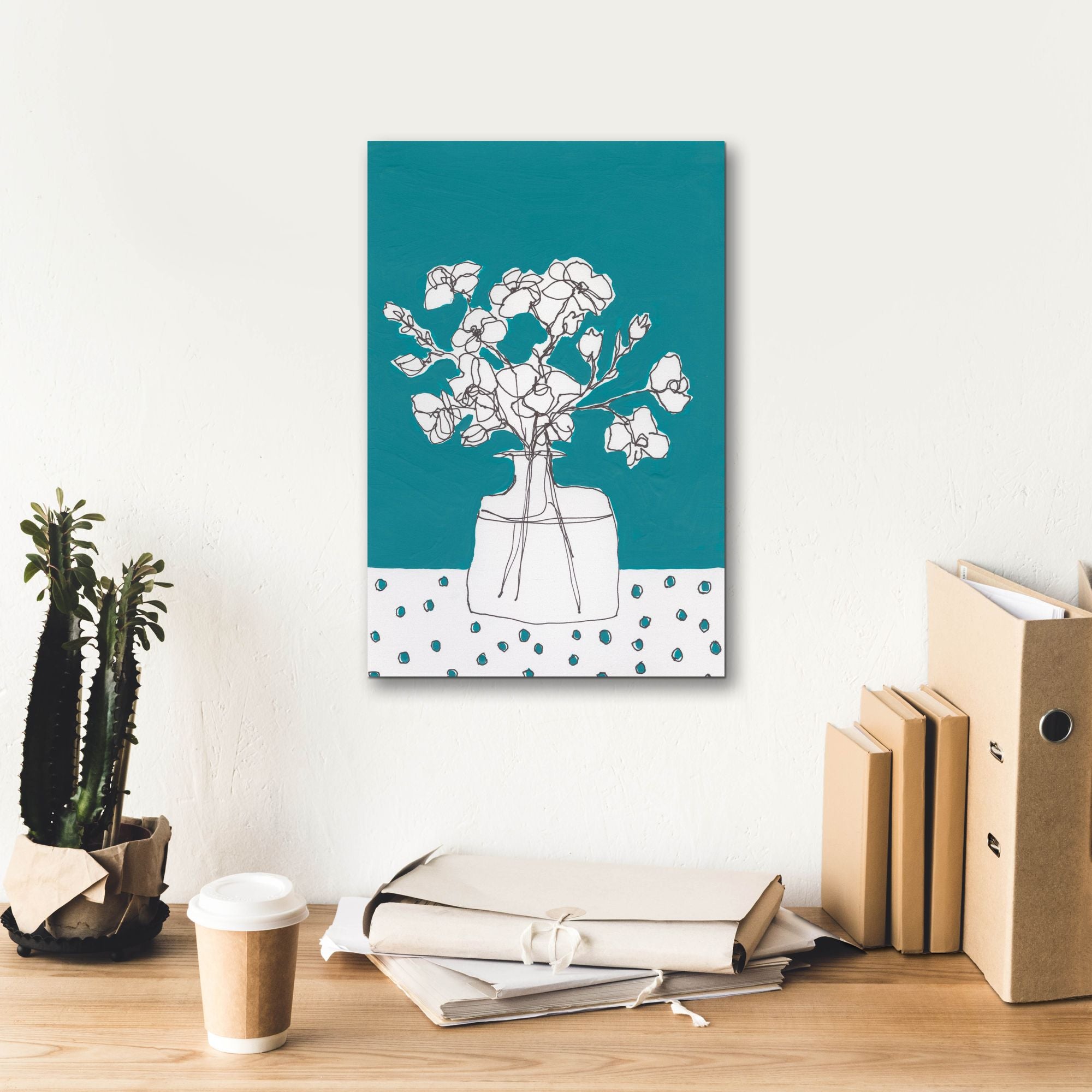'Floral Jardiniere IV' by Regina Moore, Canvas Wall Art,12 x 18