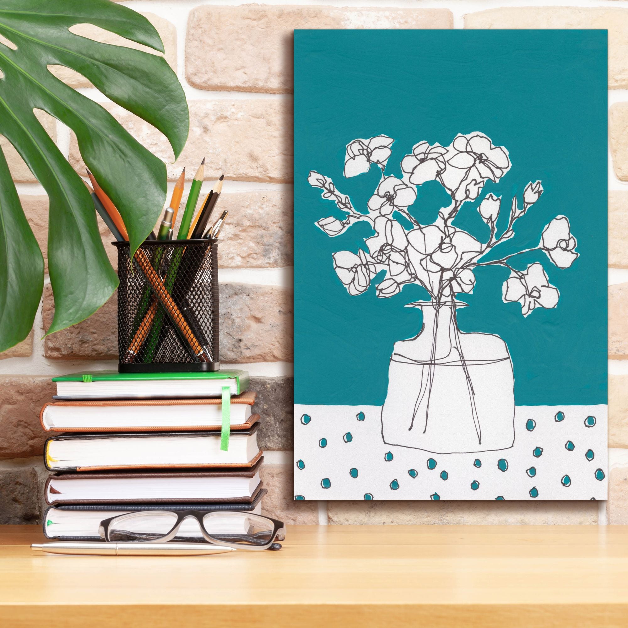 'Floral Jardiniere IV' by Regina Moore, Canvas Wall Art,12 x 18