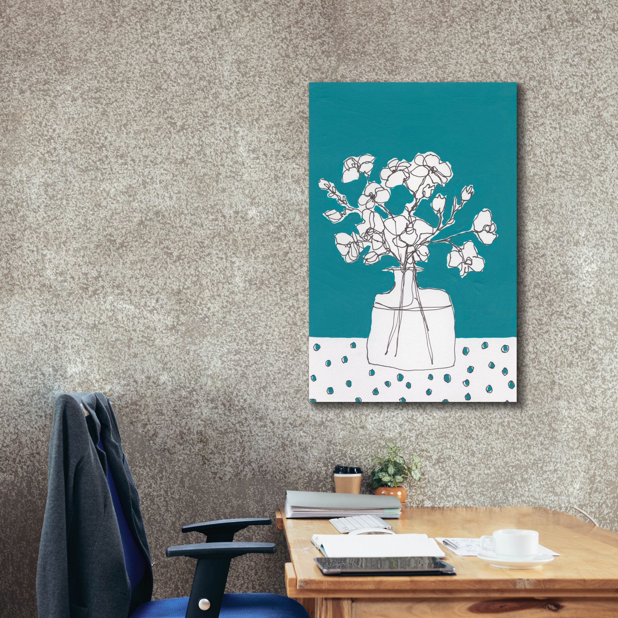 'Floral Jardiniere IV' by Regina Moore, Canvas Wall Art,26x40