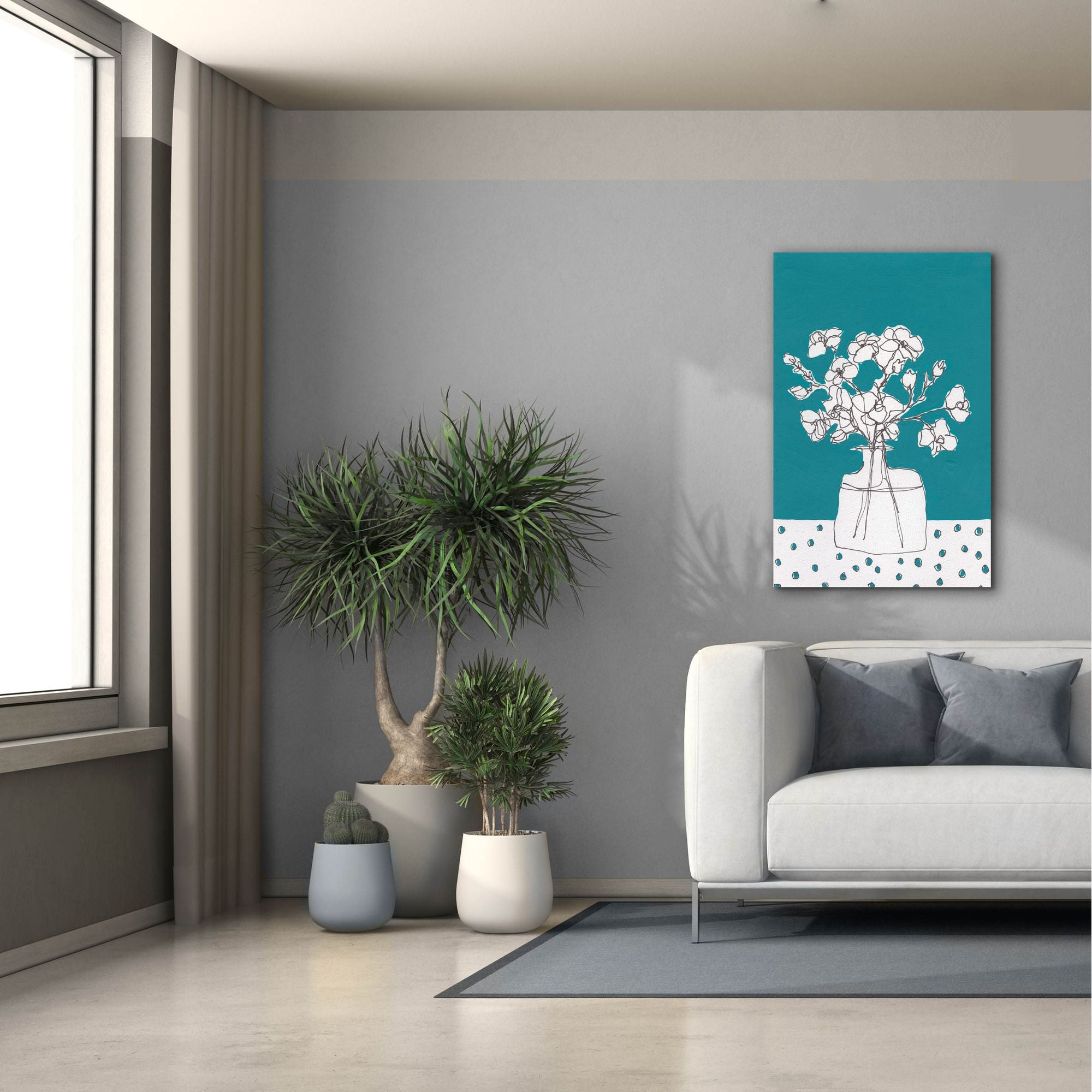 'Floral Jardiniere IV' by Regina Moore, Canvas Wall Art,26x40