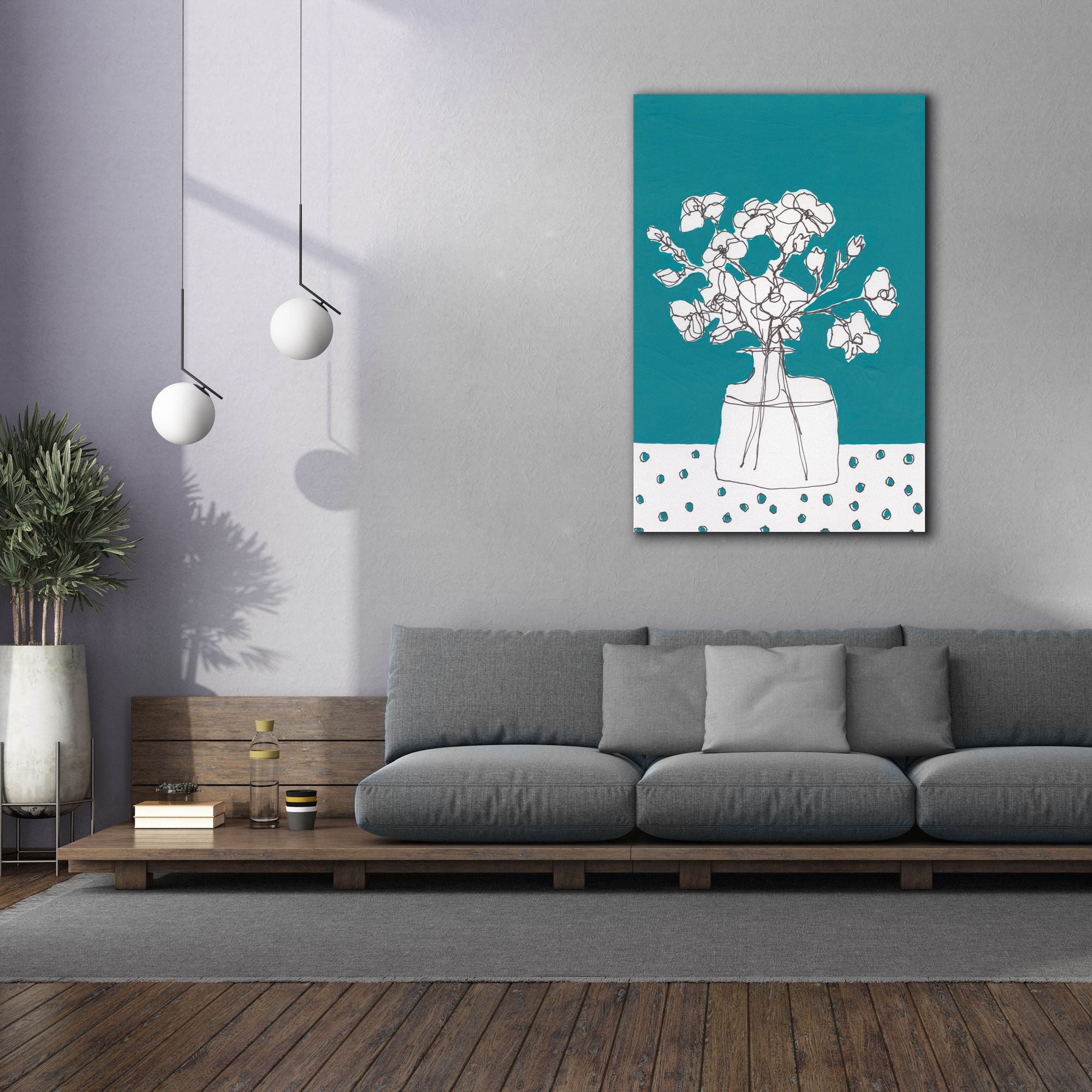 'Floral Jardiniere IV' by Regina Moore, Canvas Wall Art,40x60
