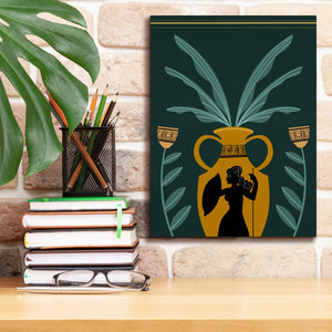 'Warrior Goddess Vase I' by Regina Moore, Canvas Wall Art,12 x 16