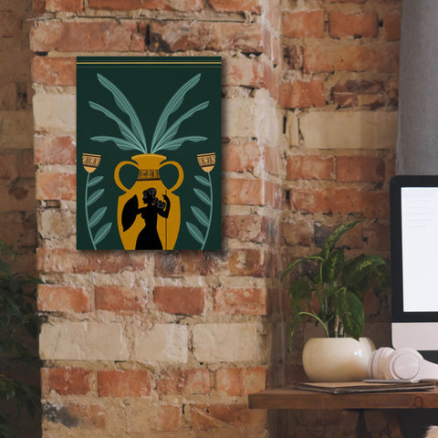 Image of 'Warrior Goddess Vase I' by Regina Moore, Canvas Wall Art,12 x 16