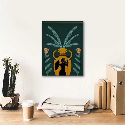 Image of 'Warrior Goddess Vase I' by Regina Moore, Canvas Wall Art,12 x 16