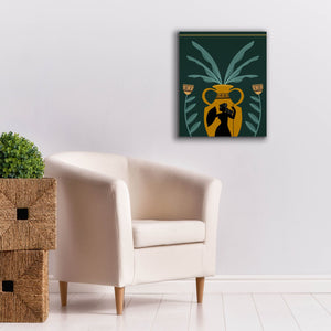 'Warrior Goddess Vase I' by Regina Moore, Canvas Wall Art,20 x 24