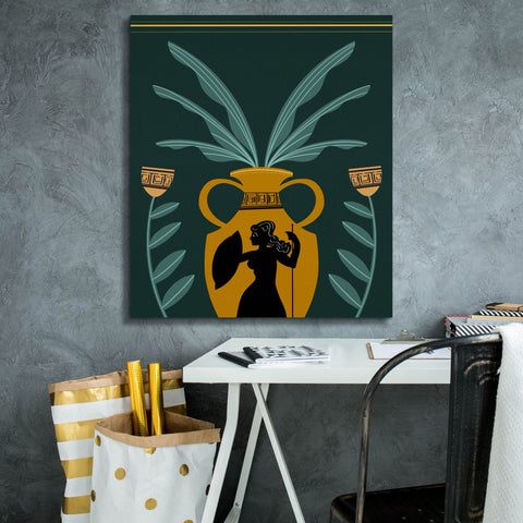 Image of 'Warrior Goddess Vase I' by Regina Moore, Canvas Wall Art,26x30