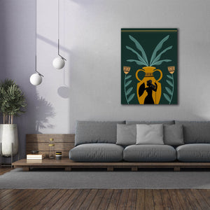 'Warrior Goddess Vase I' by Regina Moore, Canvas Wall Art,40x54