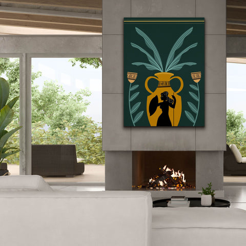 Image of 'Warrior Goddess Vase I' by Regina Moore, Canvas Wall Art,40x54