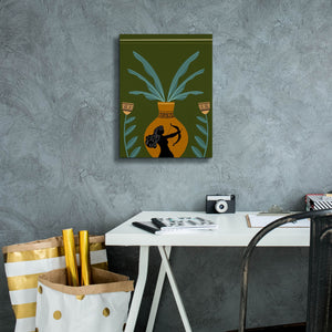 'Warrior Goddess Vase II' by Regina Moore, Canvas Wall Art,12 x 16