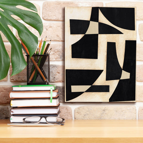 Image of 'Onyx Cutout Shapes I' by Regina Moore, Canvas Wall Art,12 x 16