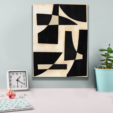 Image of 'Onyx Cutout Shapes I' by Regina Moore, Canvas Wall Art,12 x 16