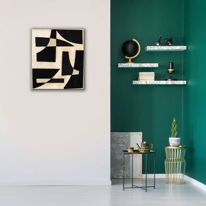 'Onyx Cutout Shapes I' by Regina Moore, Canvas Wall Art,26x30