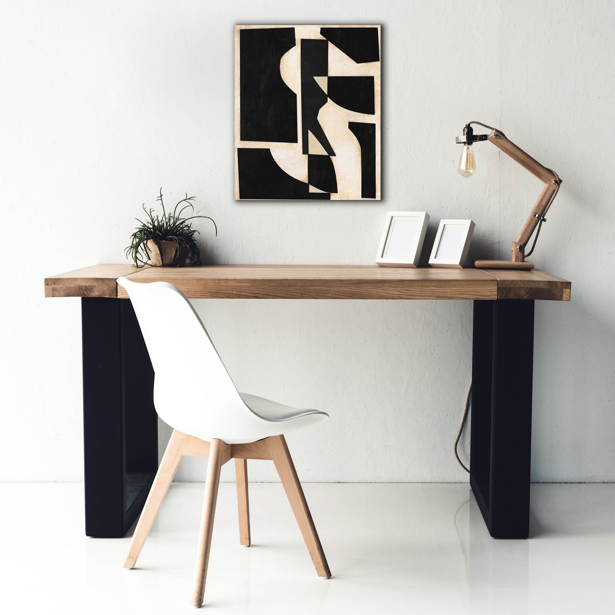 'Onyx Cutout Shapes II' by Regina Moore, Canvas Wall Art,20 x 24