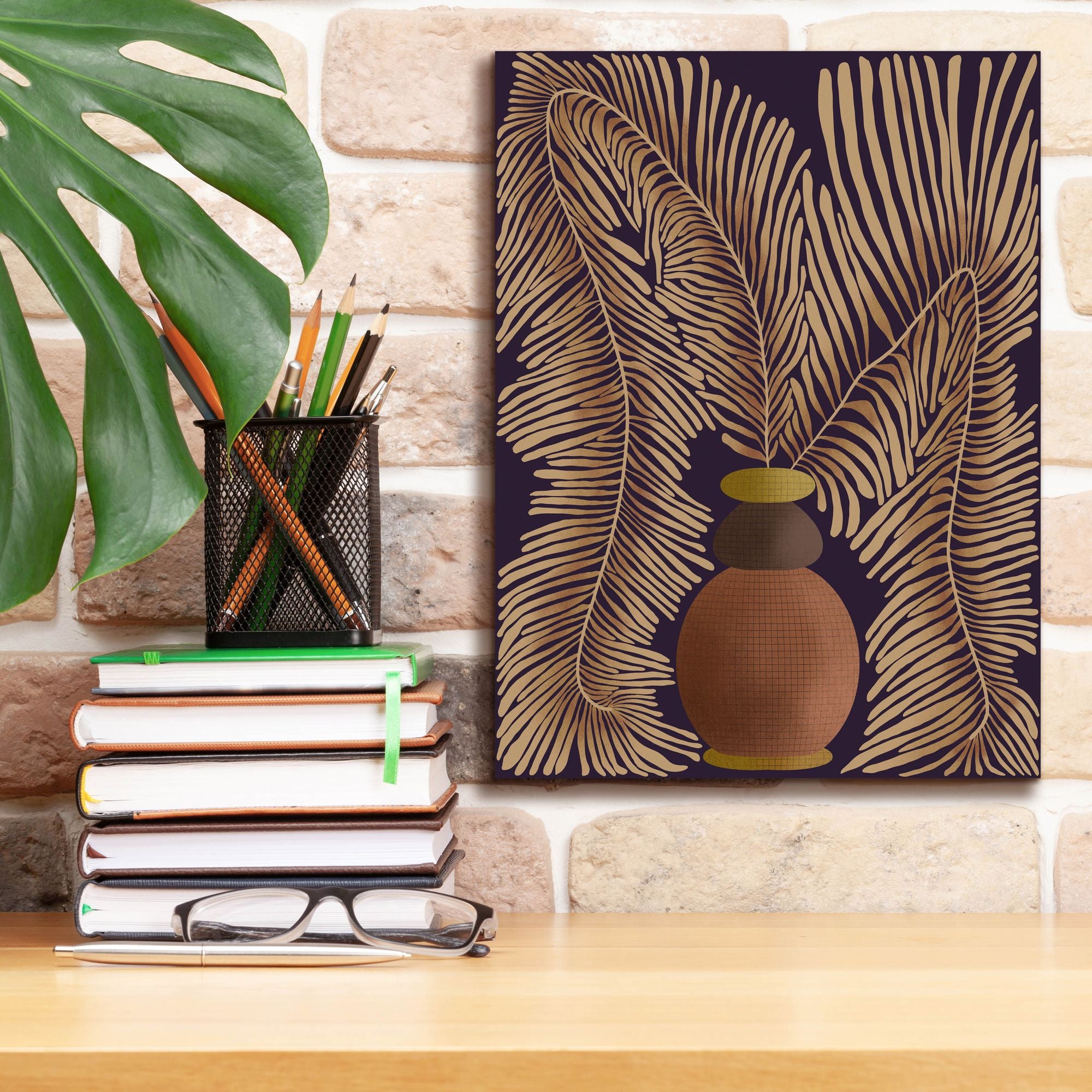 'Leaf Concept I' by Regina Moore, Canvas Wall Art,12 x 16