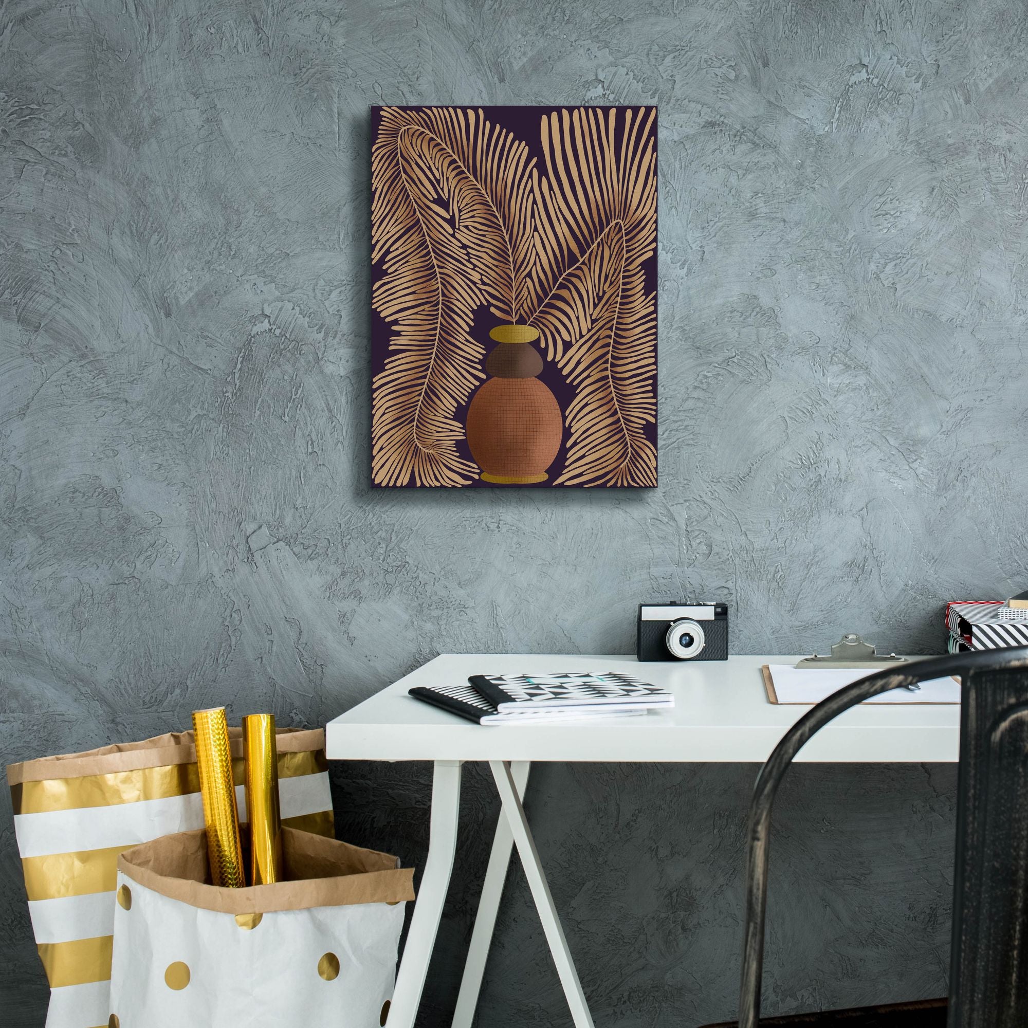 'Leaf Concept I' by Regina Moore, Canvas Wall Art,12 x 16