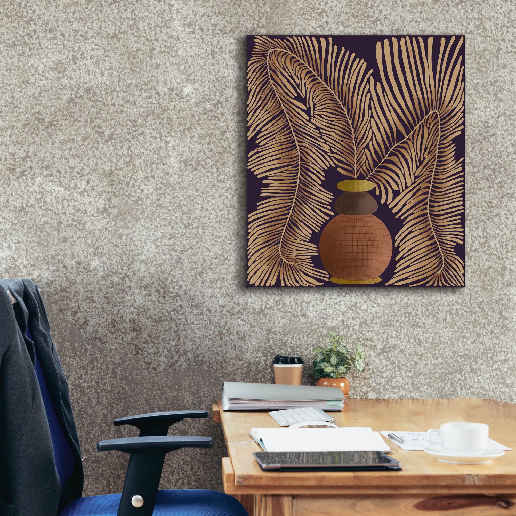 'Leaf Concept I' by Regina Moore, Canvas Wall Art,26x30