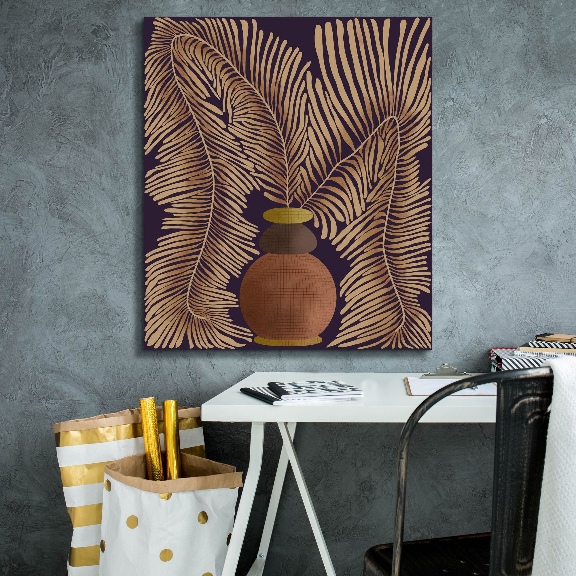 'Leaf Concept I' by Regina Moore, Canvas Wall Art,26x30