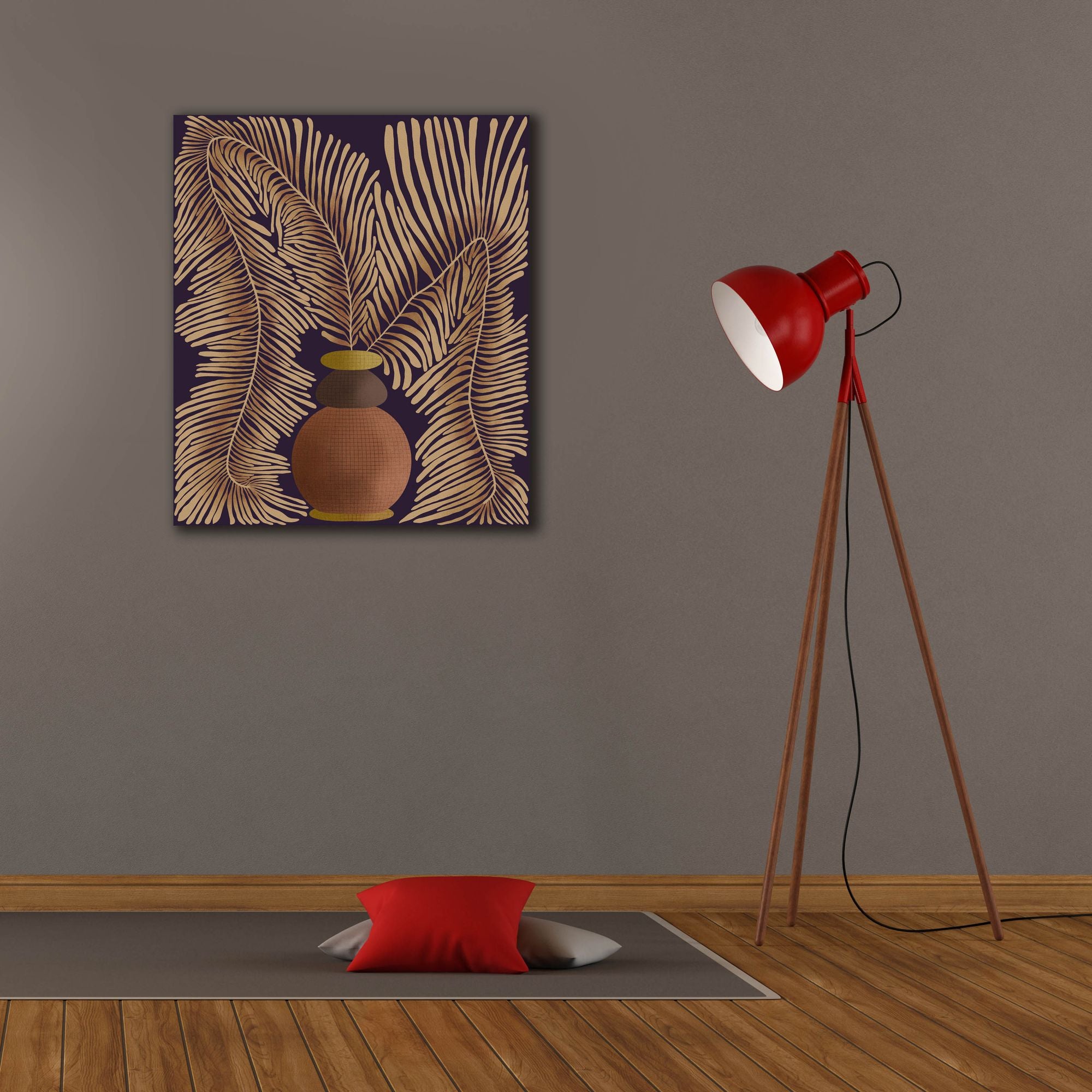 'Leaf Concept I' by Regina Moore, Canvas Wall Art,26x30