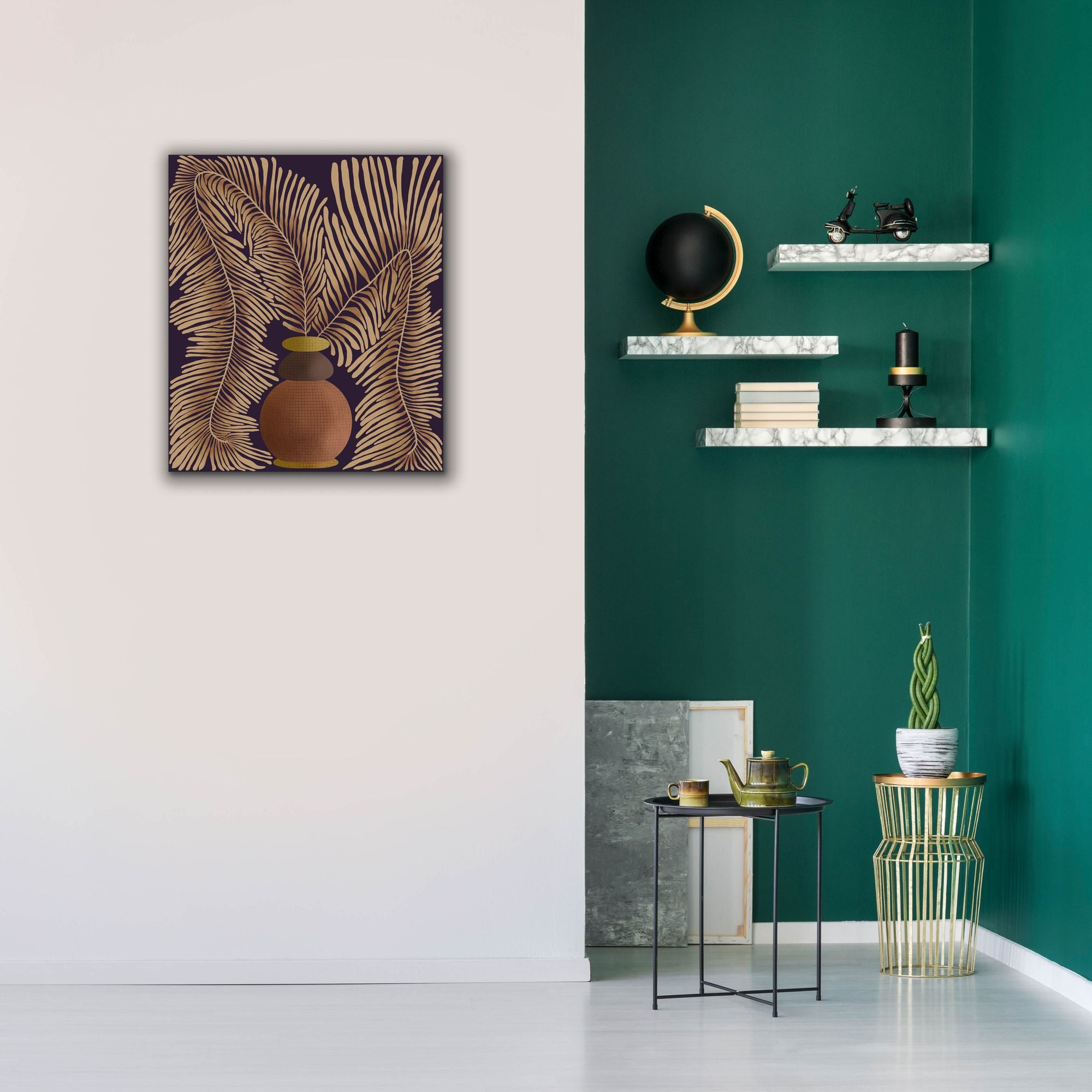 'Leaf Concept I' by Regina Moore, Canvas Wall Art,26x30