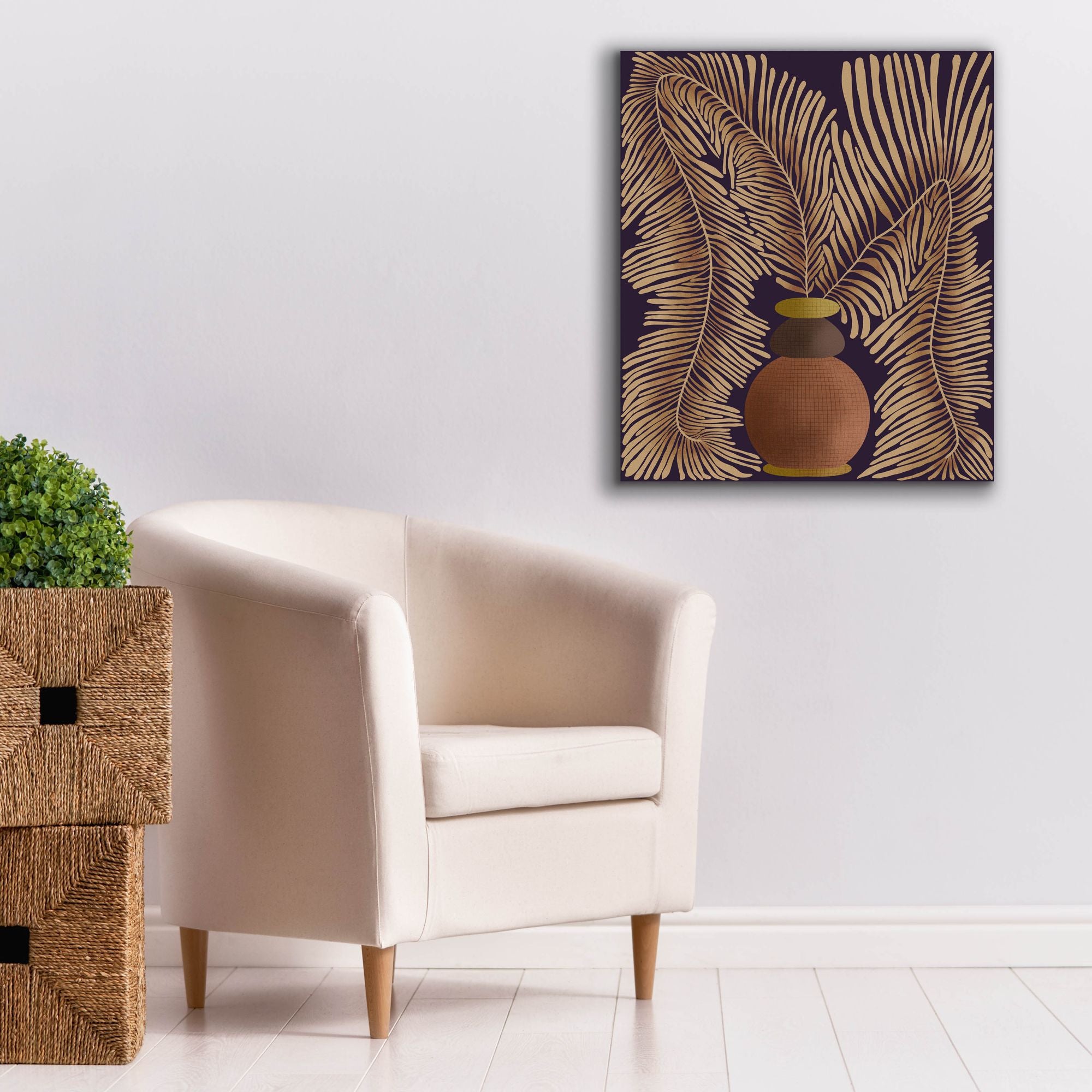 'Leaf Concept I' by Regina Moore, Canvas Wall Art,26x30