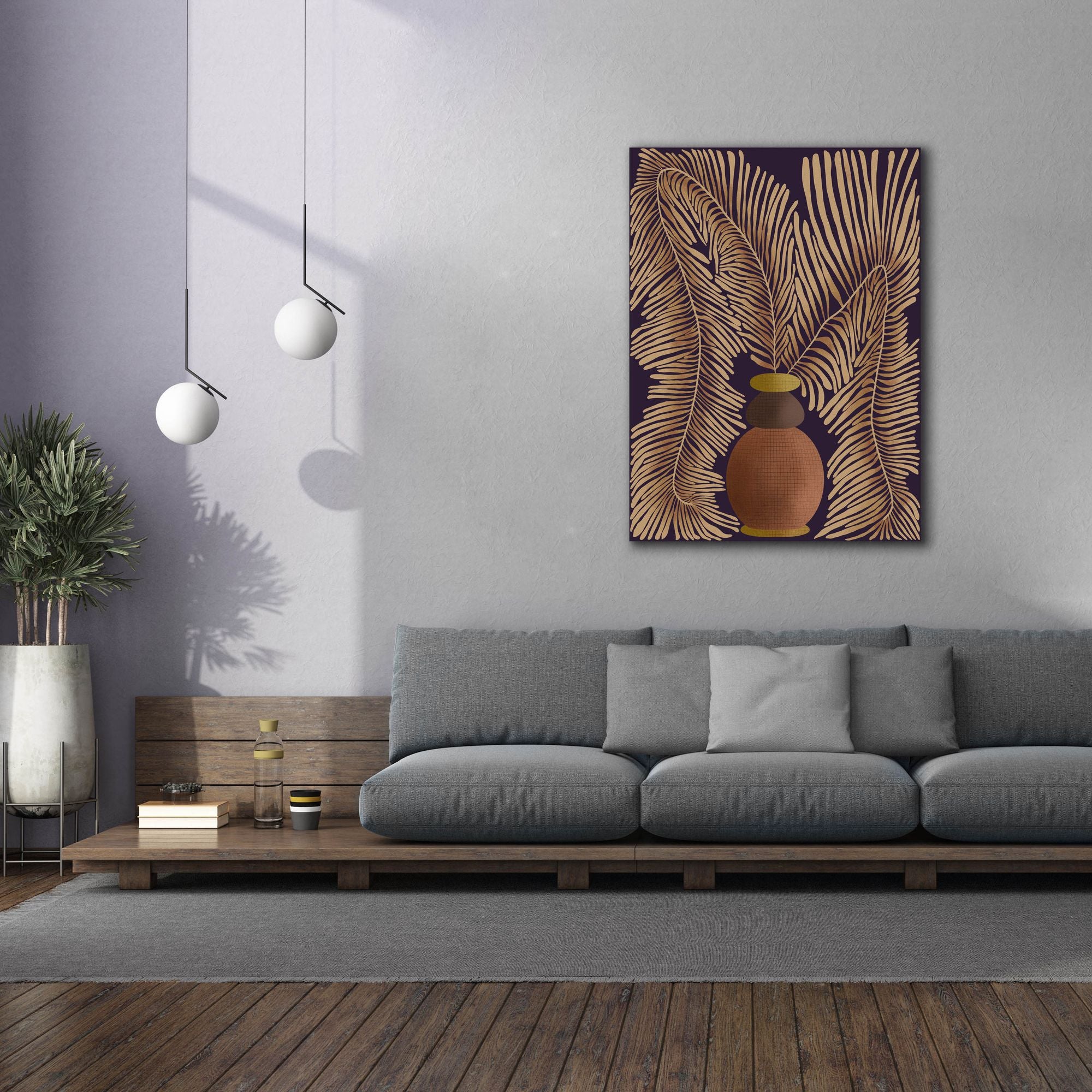 'Leaf Concept I' by Regina Moore, Canvas Wall Art,40x54