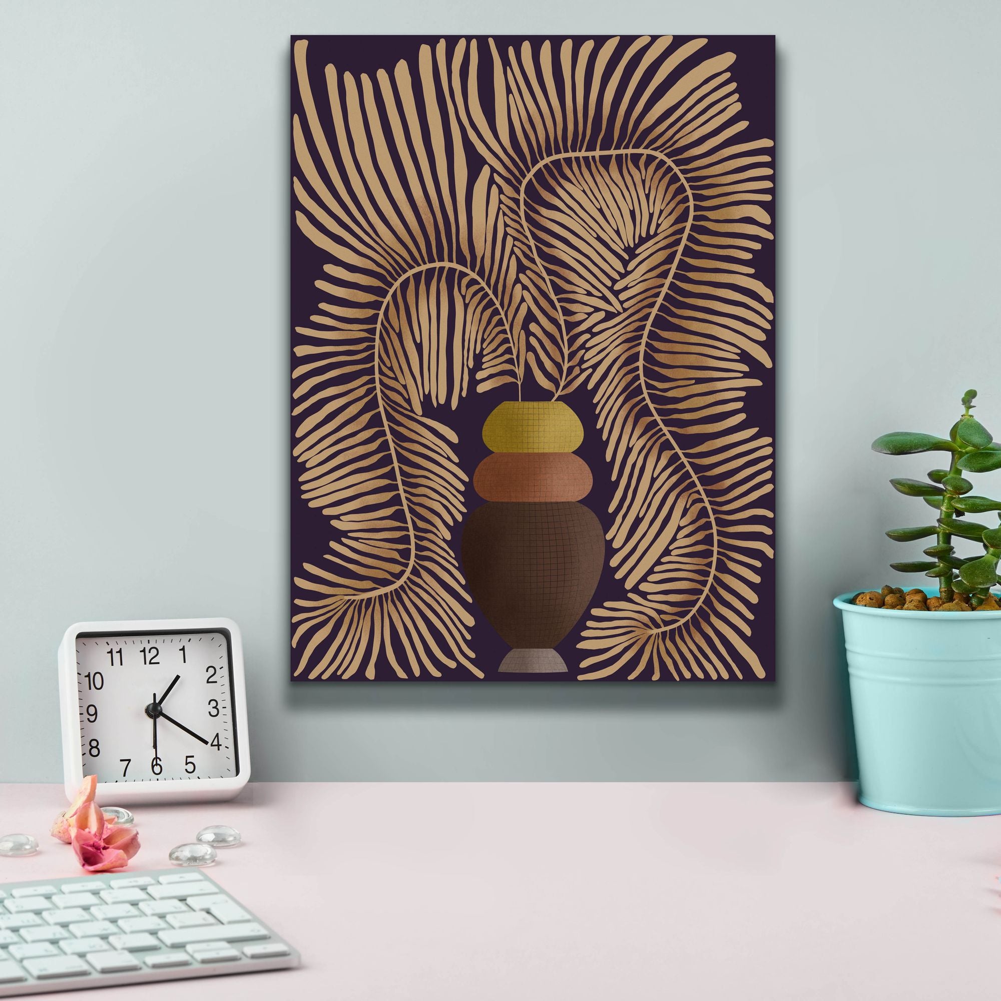 'Leaf Concept II' by Regina Moore, Canvas Wall Art,12 x 16