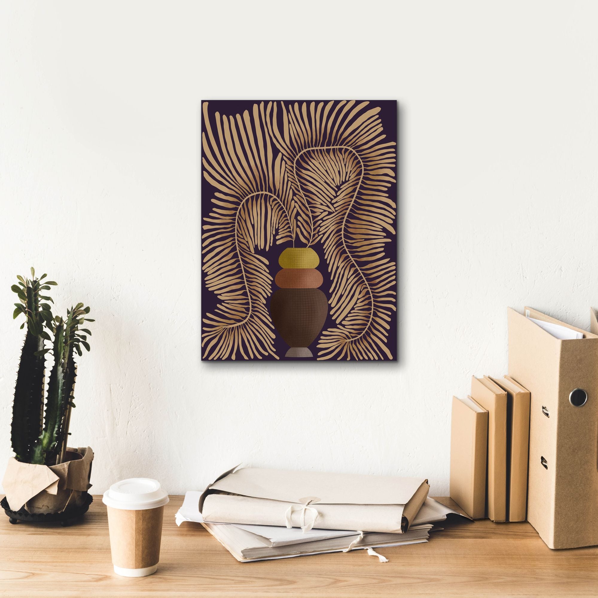 'Leaf Concept II' by Regina Moore, Canvas Wall Art,12 x 16