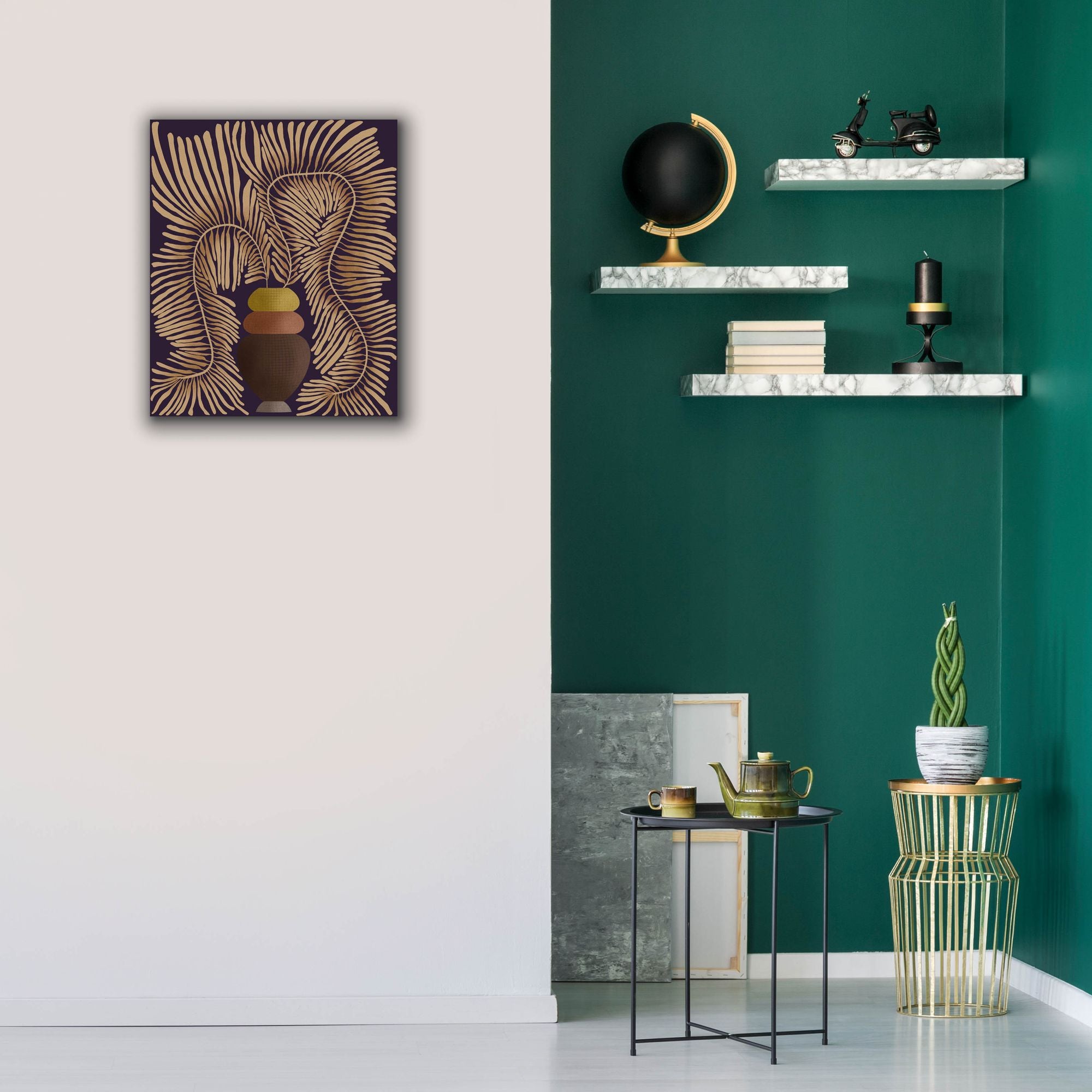'Leaf Concept II' by Regina Moore, Canvas Wall Art,20 x 24