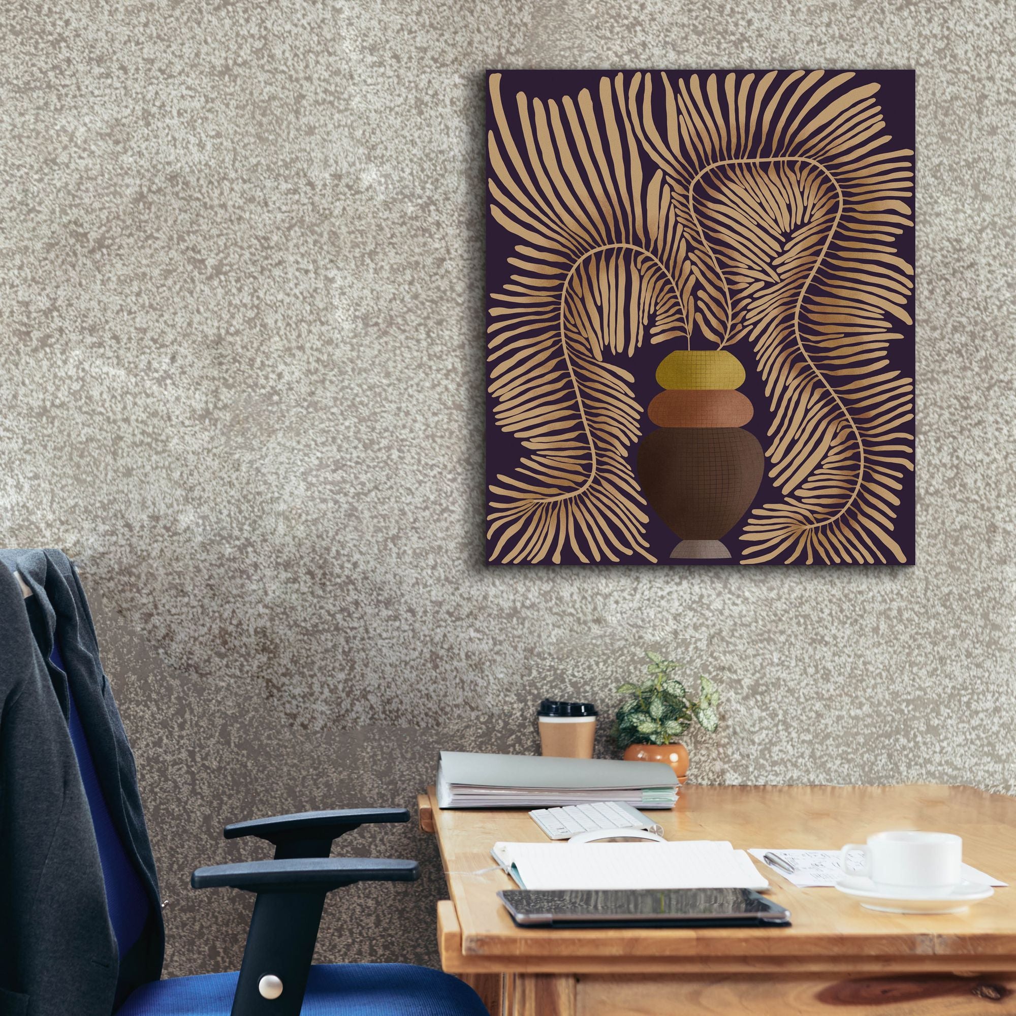 'Leaf Concept II' by Regina Moore, Canvas Wall Art,26x30