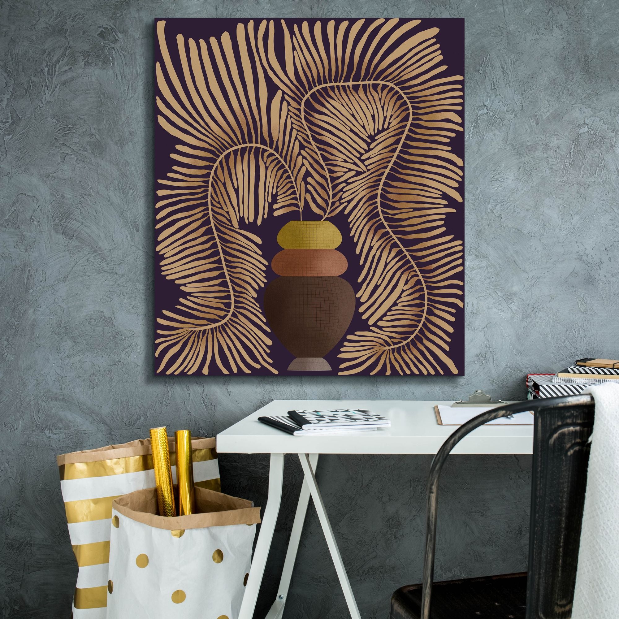 'Leaf Concept II' by Regina Moore, Canvas Wall Art,26x30