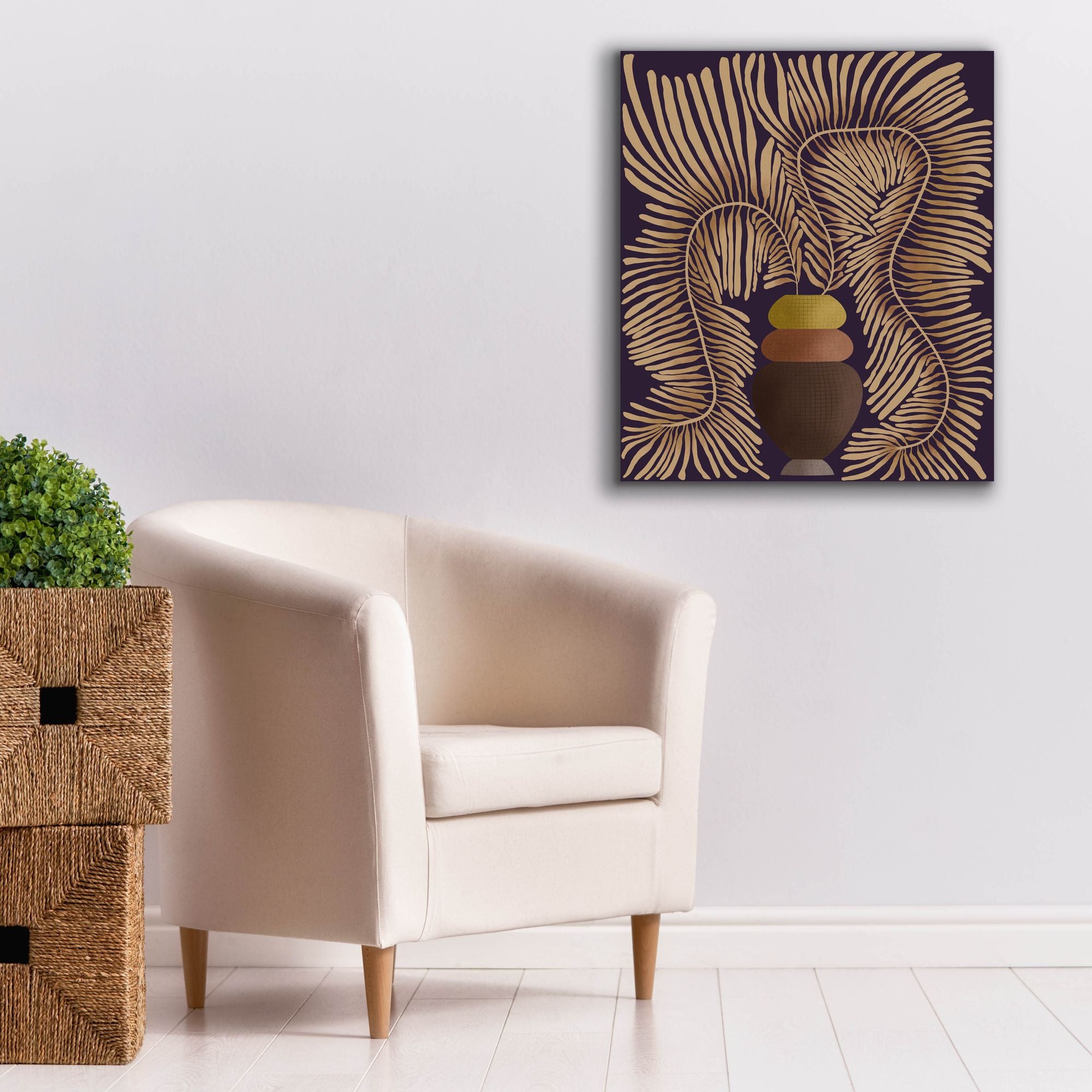 'Leaf Concept II' by Regina Moore, Canvas Wall Art,26x30