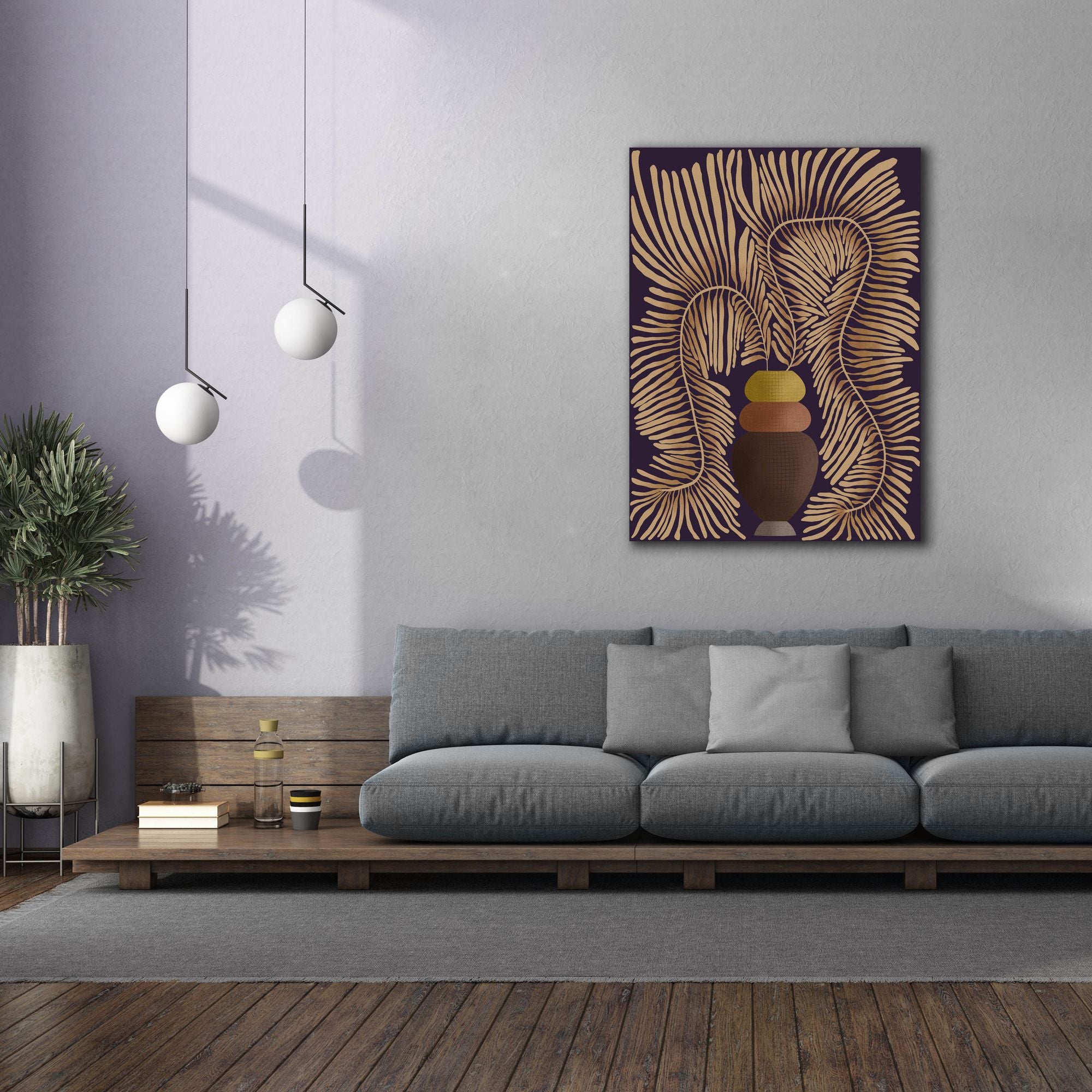 'Leaf Concept II' by Regina Moore, Canvas Wall Art,40x54