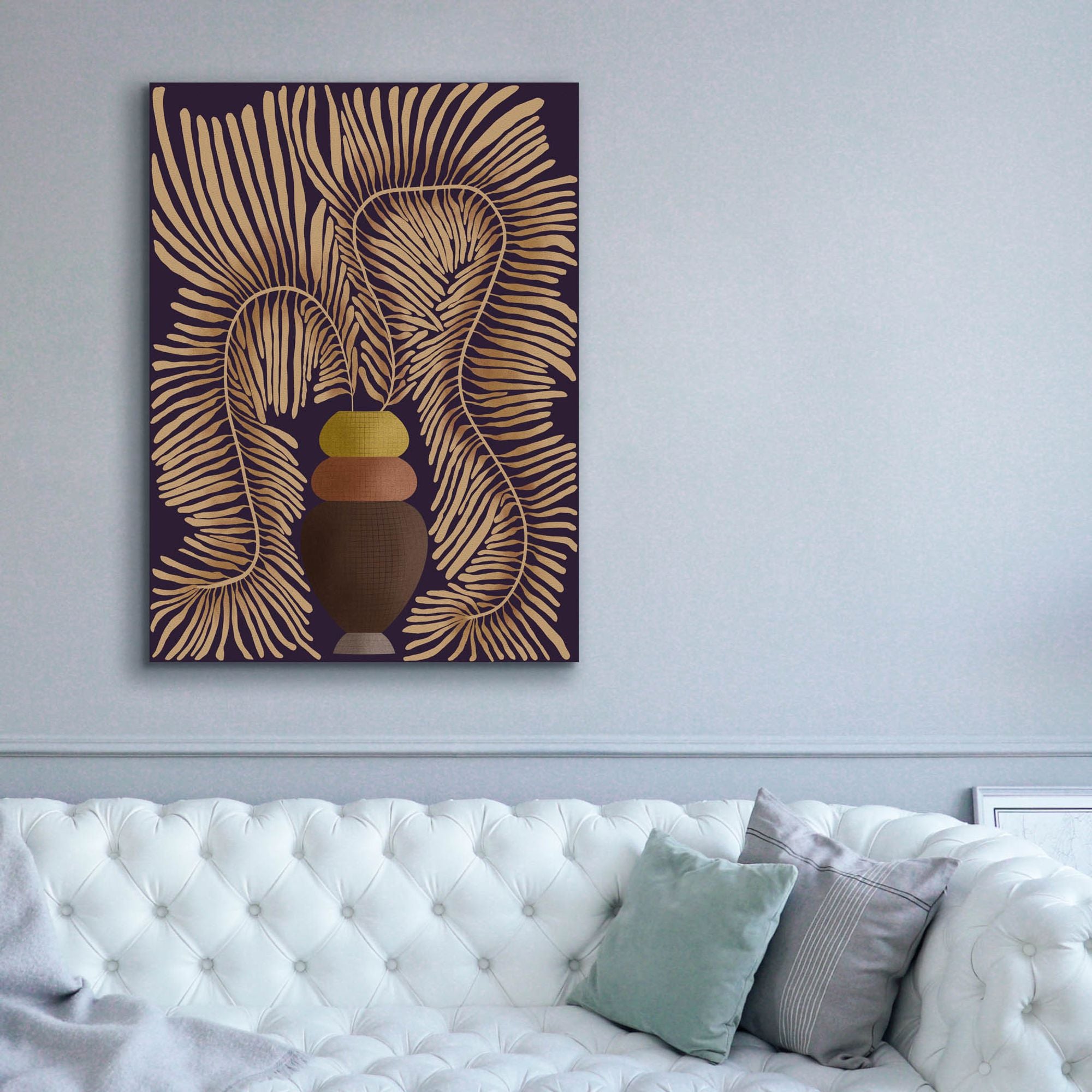 'Leaf Concept II' by Regina Moore, Canvas Wall Art,40x54