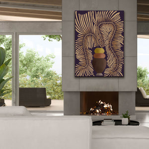 'Leaf Concept II' by Regina Moore, Canvas Wall Art,40x54