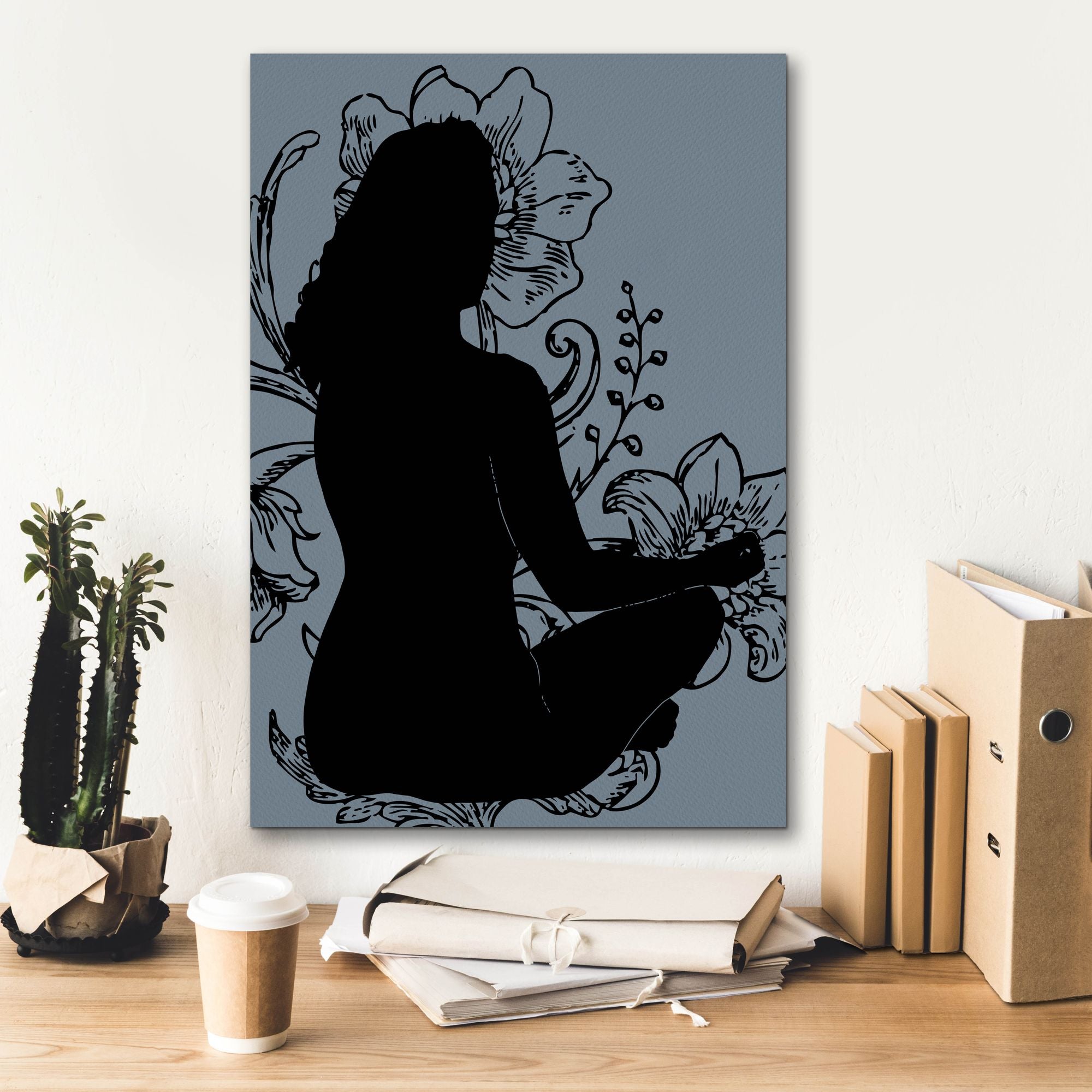 'Slow Breathing I' by Regina Moore, Canvas Wall Art,18 x 26