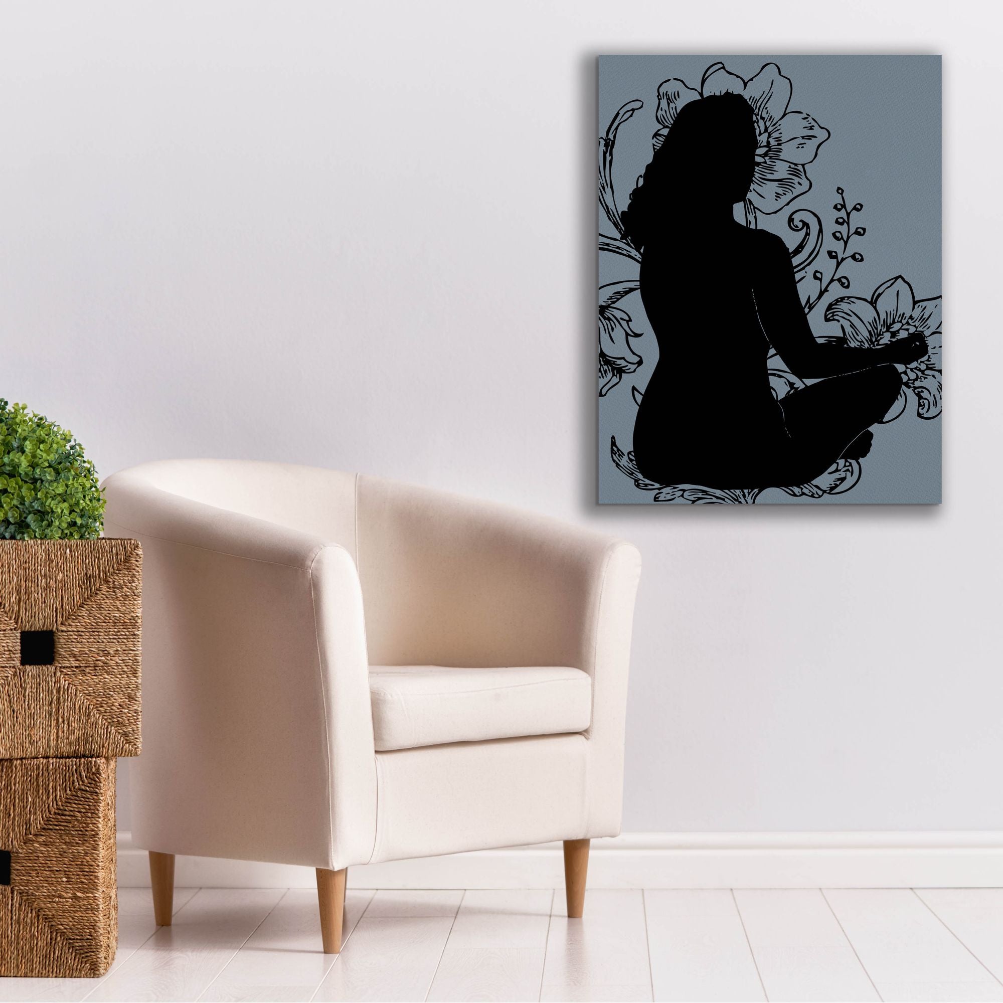 'Slow Breathing I' by Regina Moore, Canvas Wall Art,26 x 34