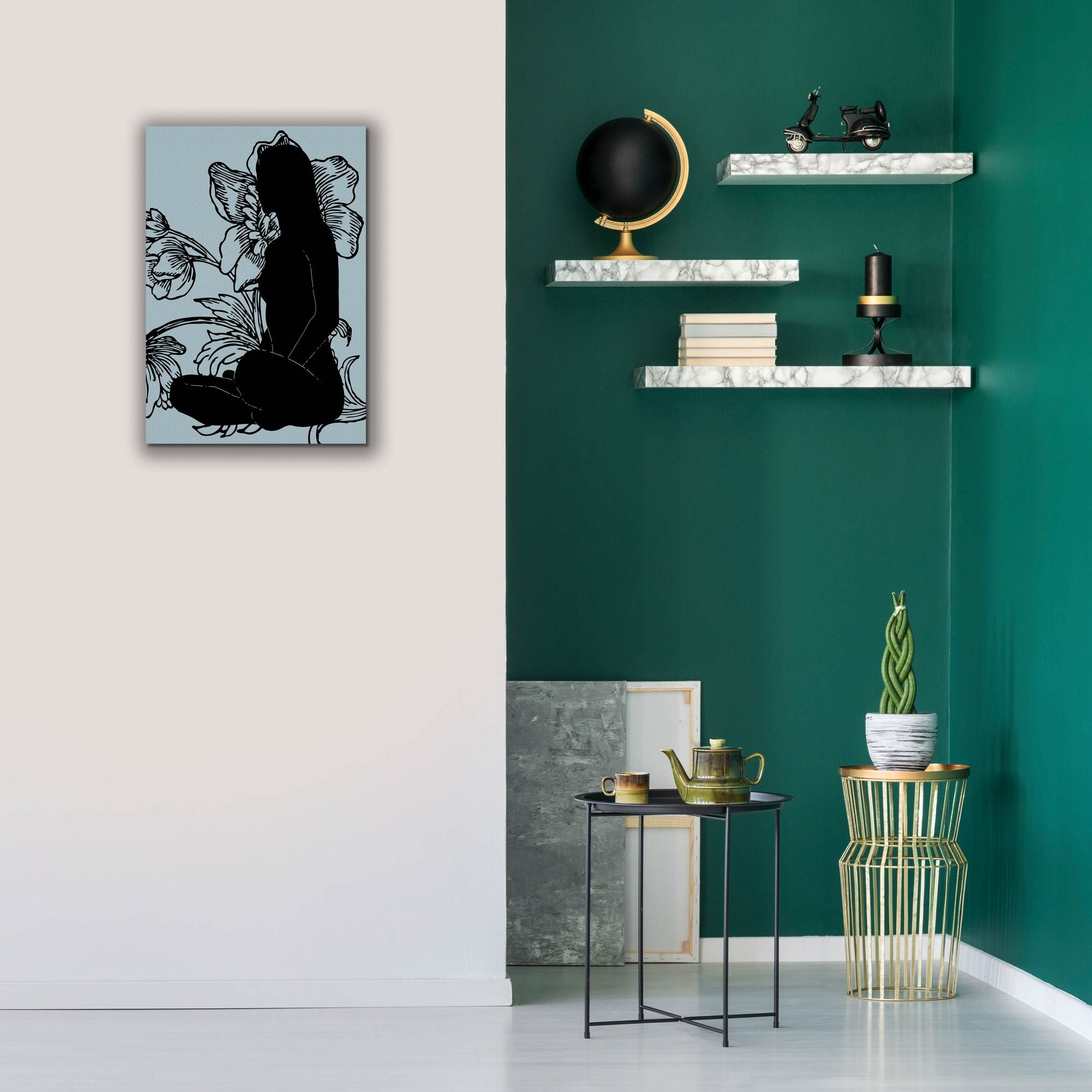 'Slow Breathing II' by Regina Moore, Canvas Wall Art,18 x 26