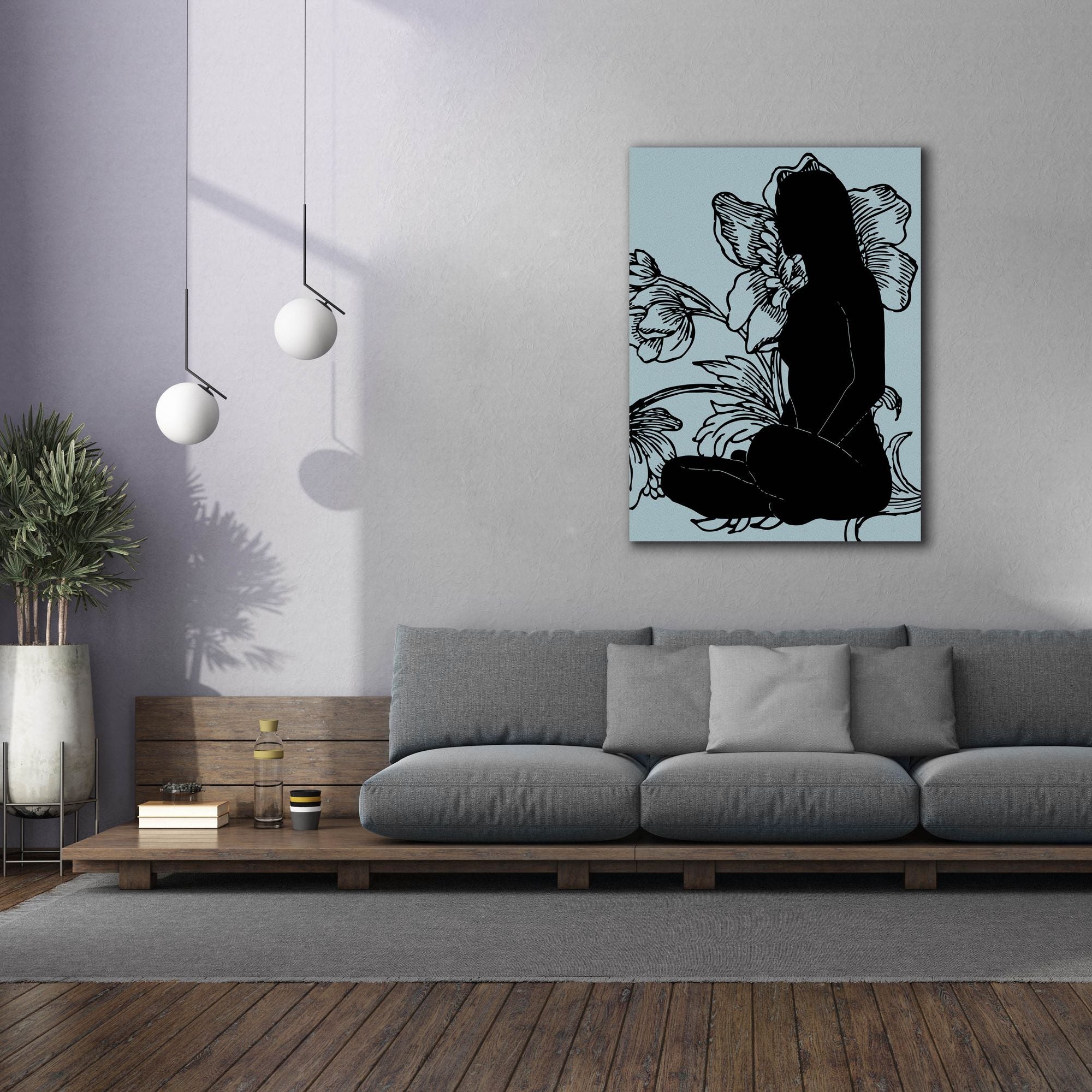 'Slow Breathing II' by Regina Moore, Canvas Wall Art,40x54