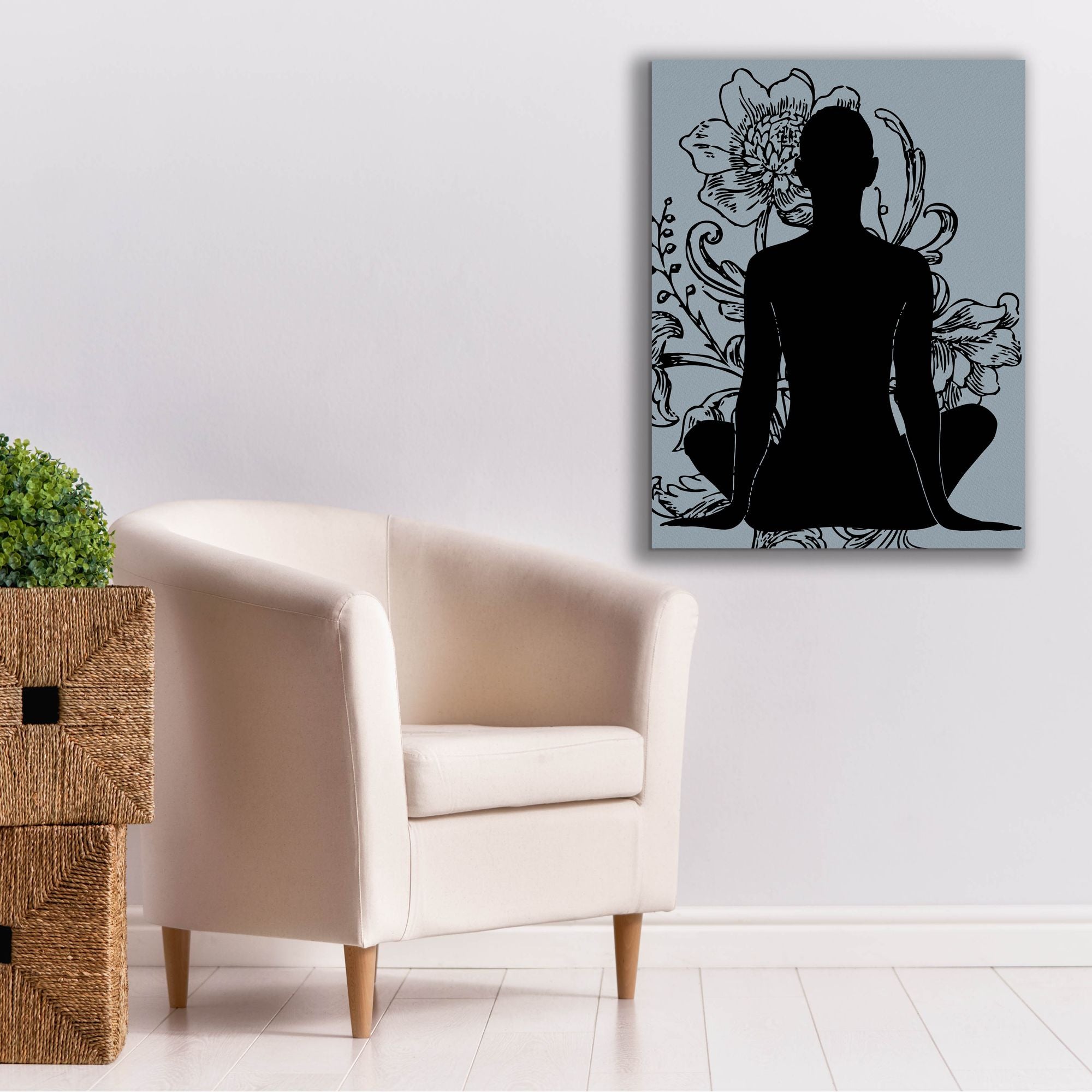 'Slow Breathing III' by Regina Moore, Canvas Wall Art,26 x 34