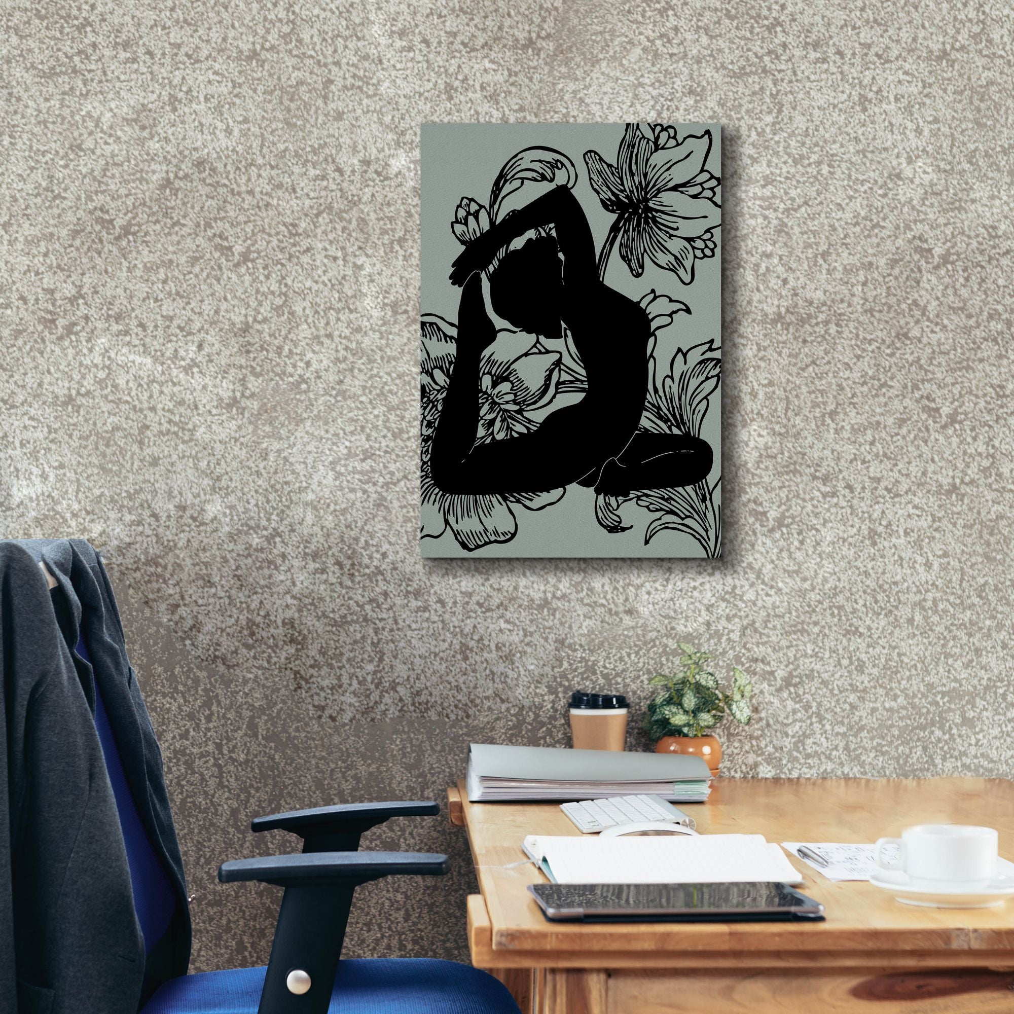 'Slow Breathing IV' by Regina Moore, Canvas Wall Art,18 x 26