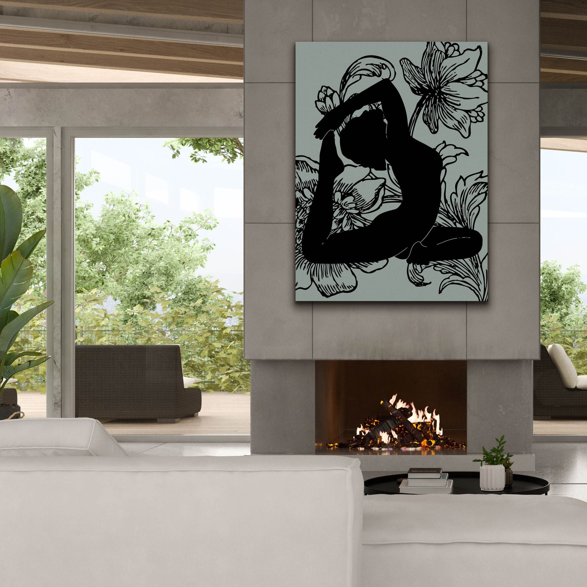'Slow Breathing IV' by Regina Moore, Canvas Wall Art,40x54