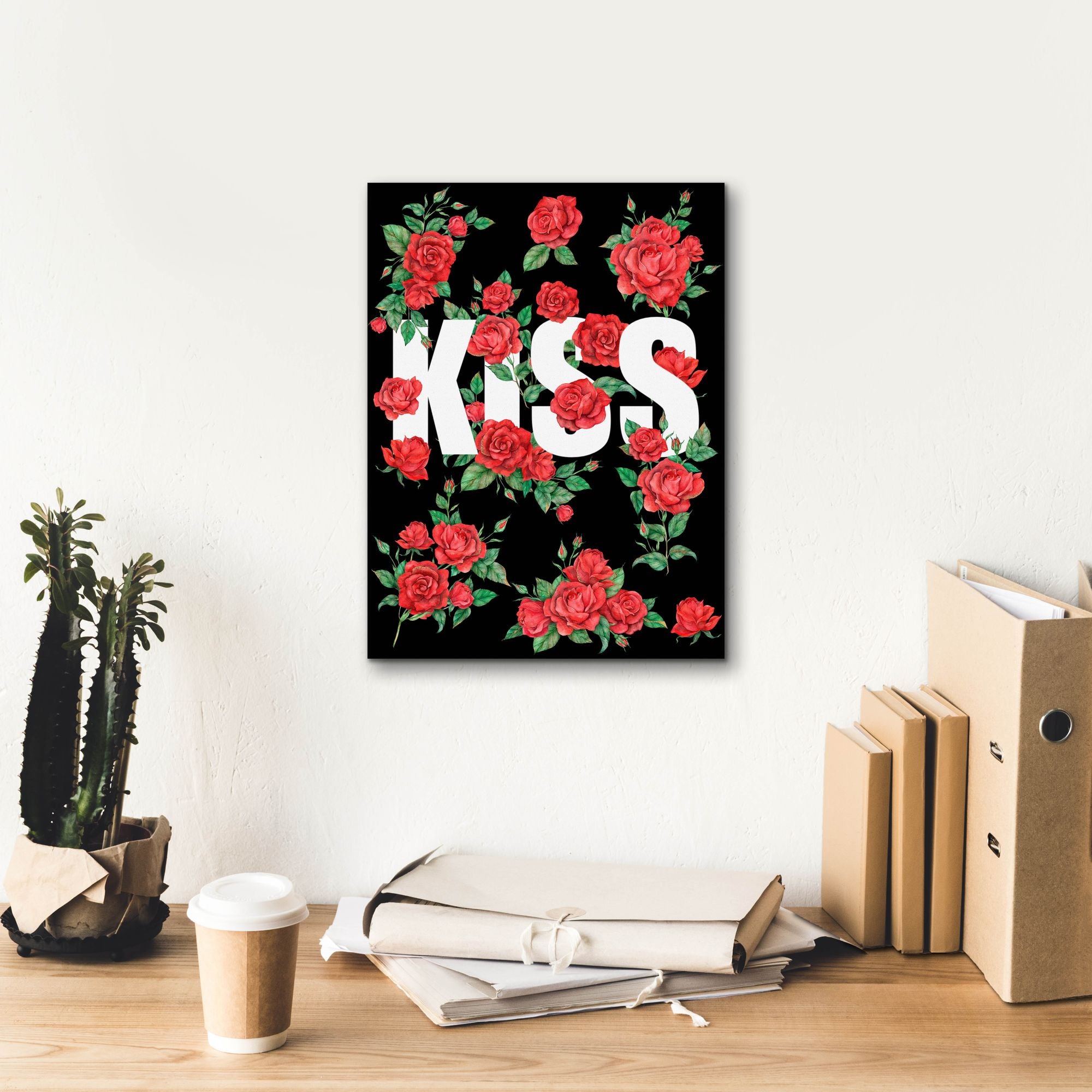 'Love Kiss I' by Regina Moore, Canvas Wall Art,12 x 16